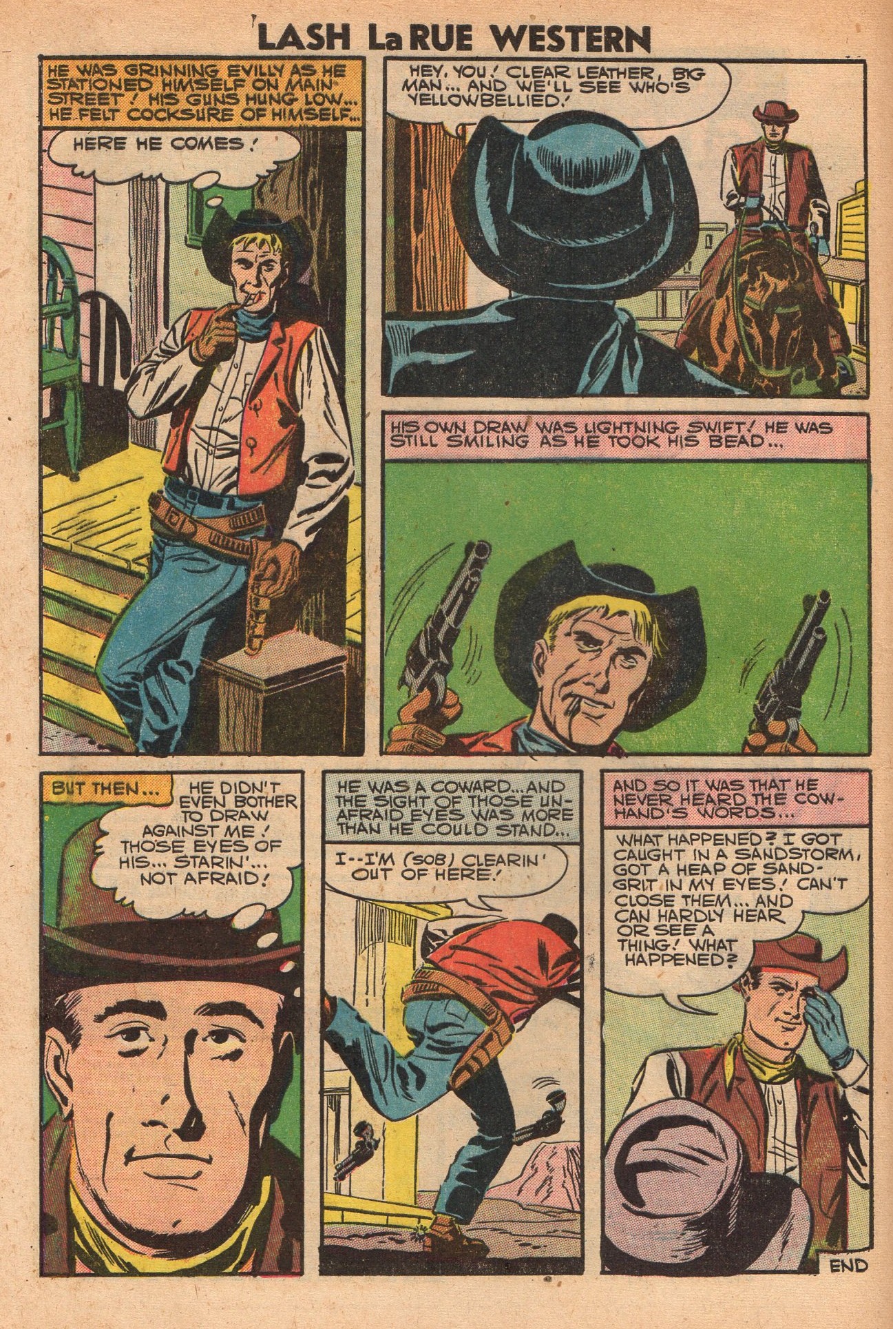 Read online Lash Larue Western (1949) comic -  Issue #64 - 32