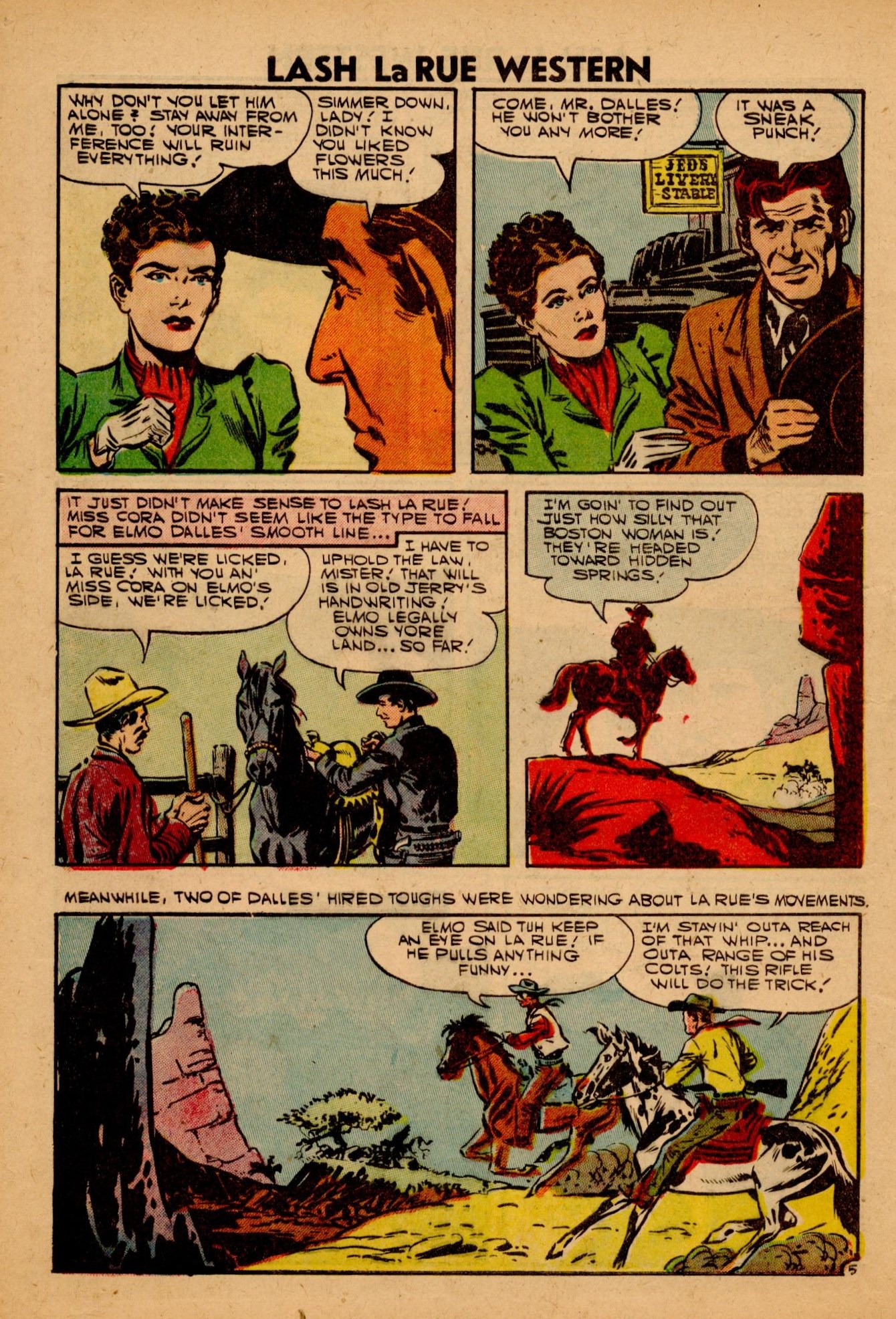 Read online Lash Larue Western (1949) comic -  Issue #63 - 8