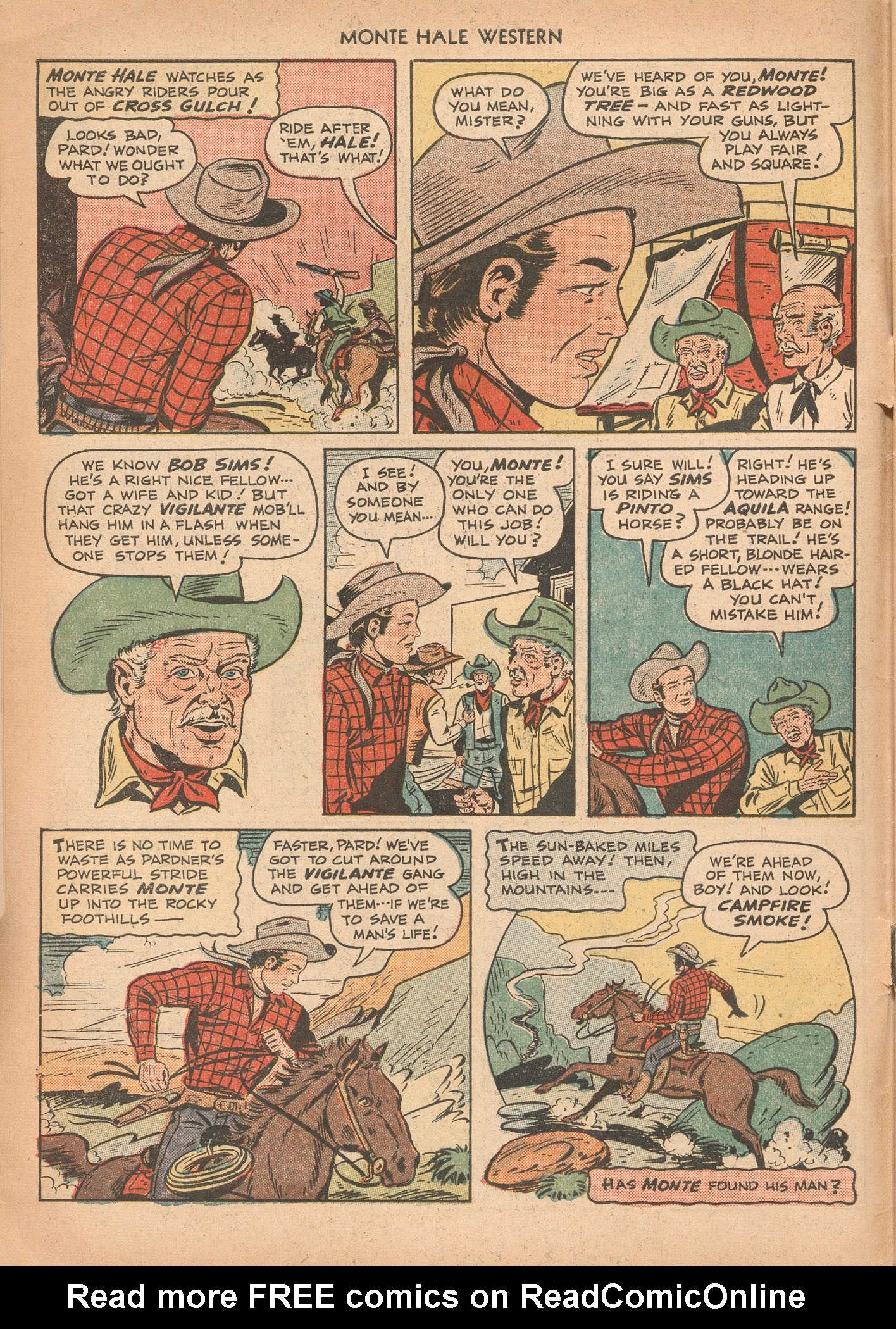 Read online Monte Hale Western comic -  Issue #43 - 6
