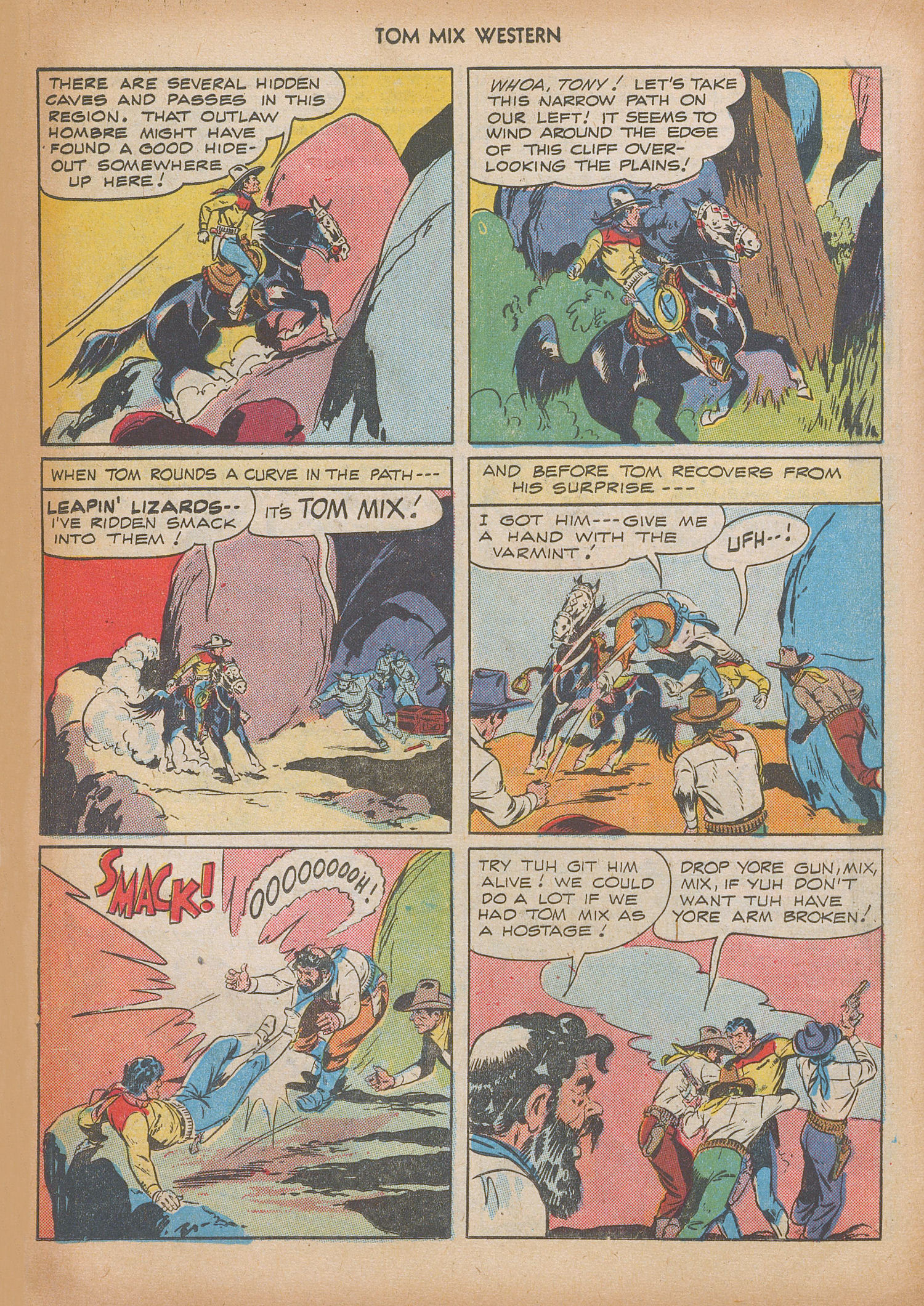 Read online Tom Mix Western (1948) comic -  Issue #9 - 18