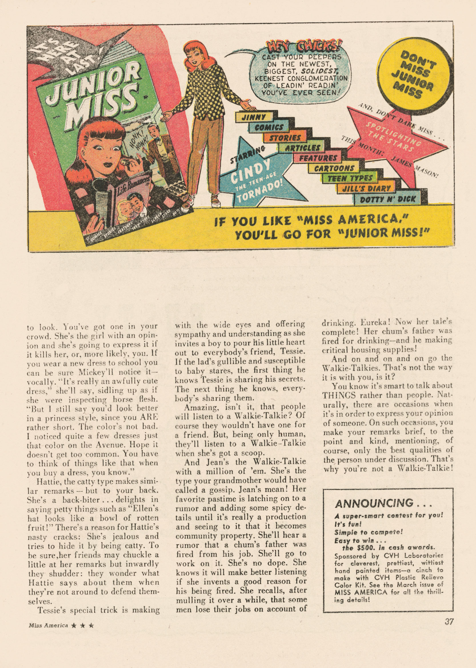 Read online Miss America Magazine comic -  Issue #28 - 31