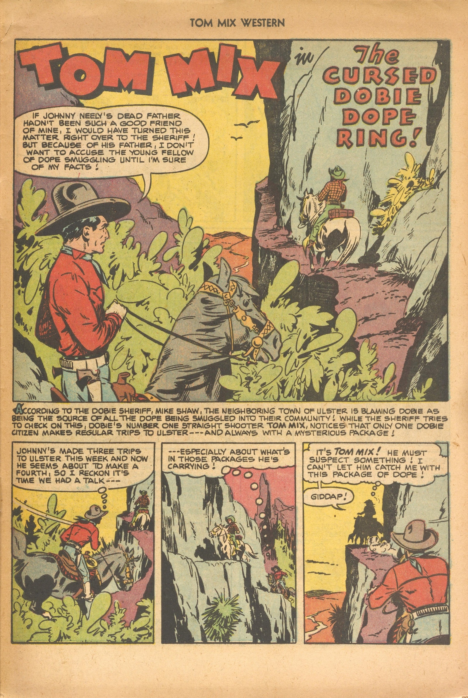 Read online Tom Mix Western (1948) comic -  Issue #57 - 29