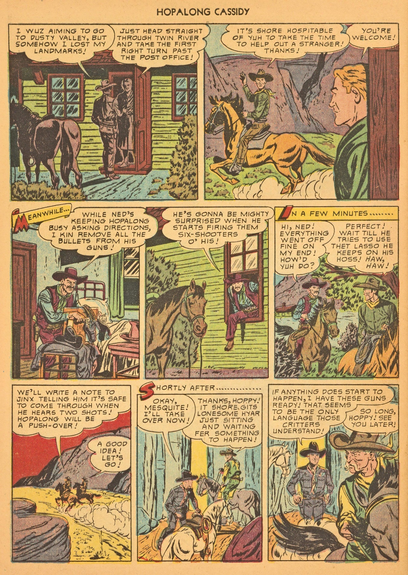 Read online Hopalong Cassidy comic -  Issue #50 - 44