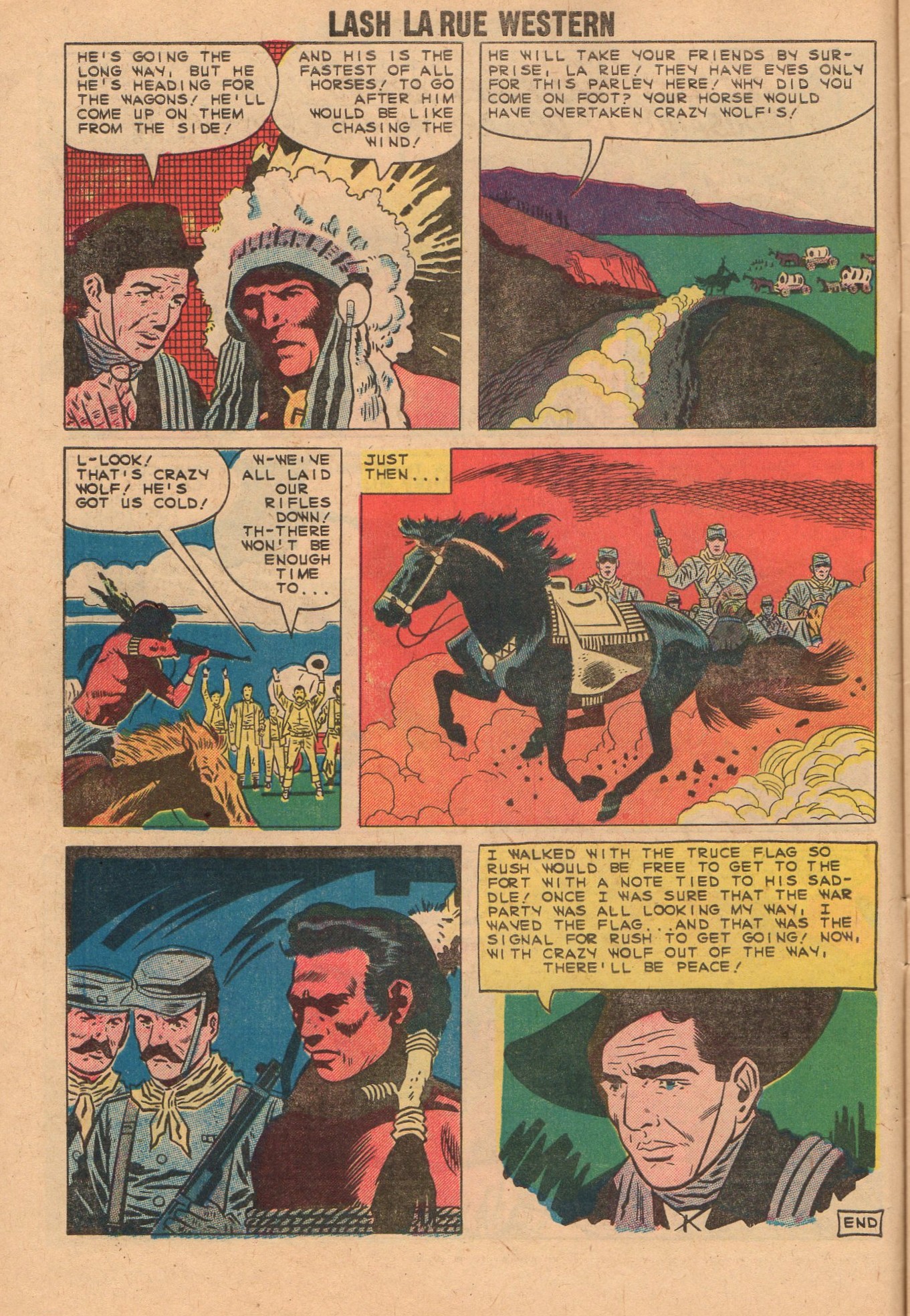 Read online Lash Larue Western (1949) comic -  Issue #74 - 10