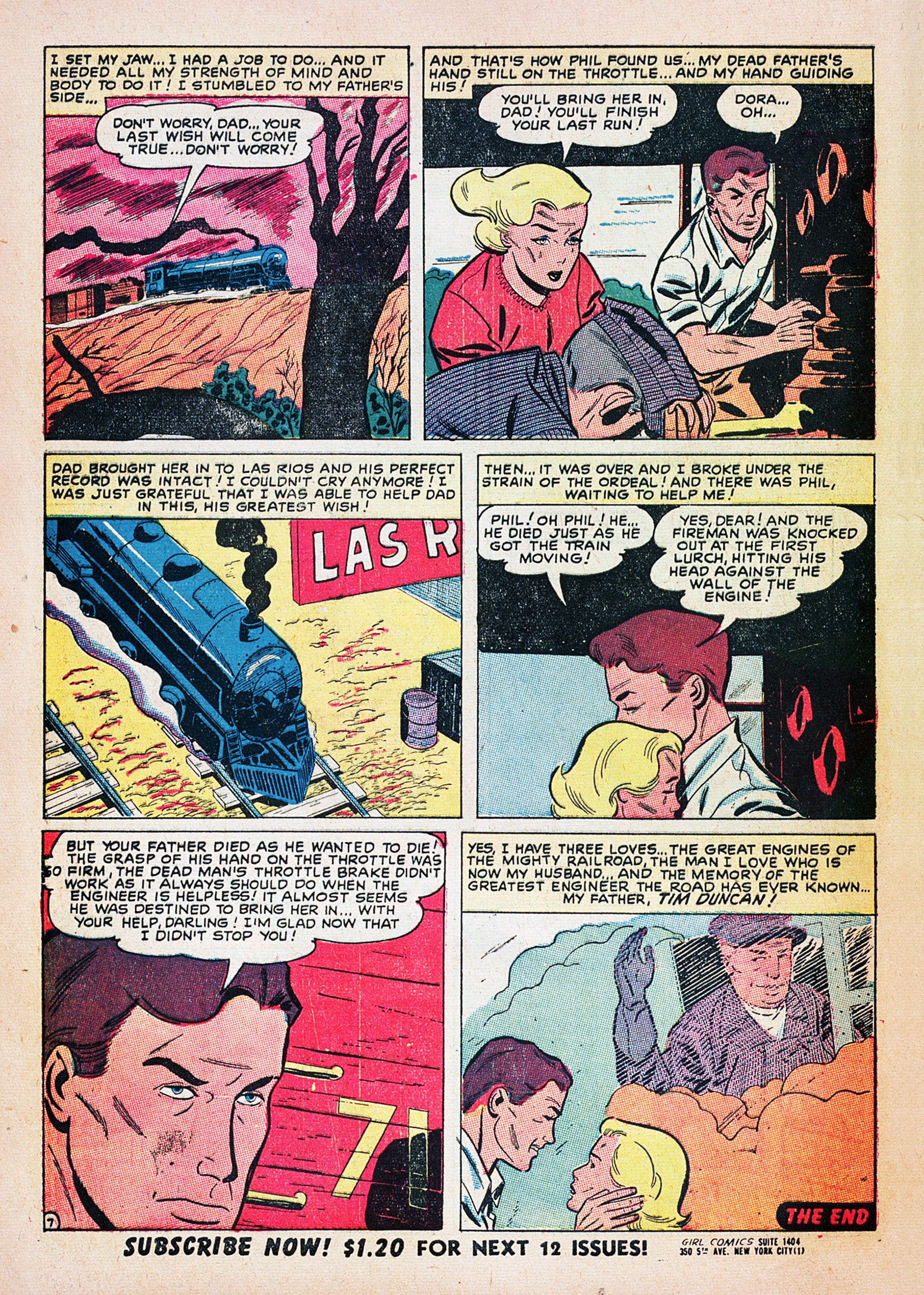 Read online Girl Comics (1949) comic -  Issue #10 - 32