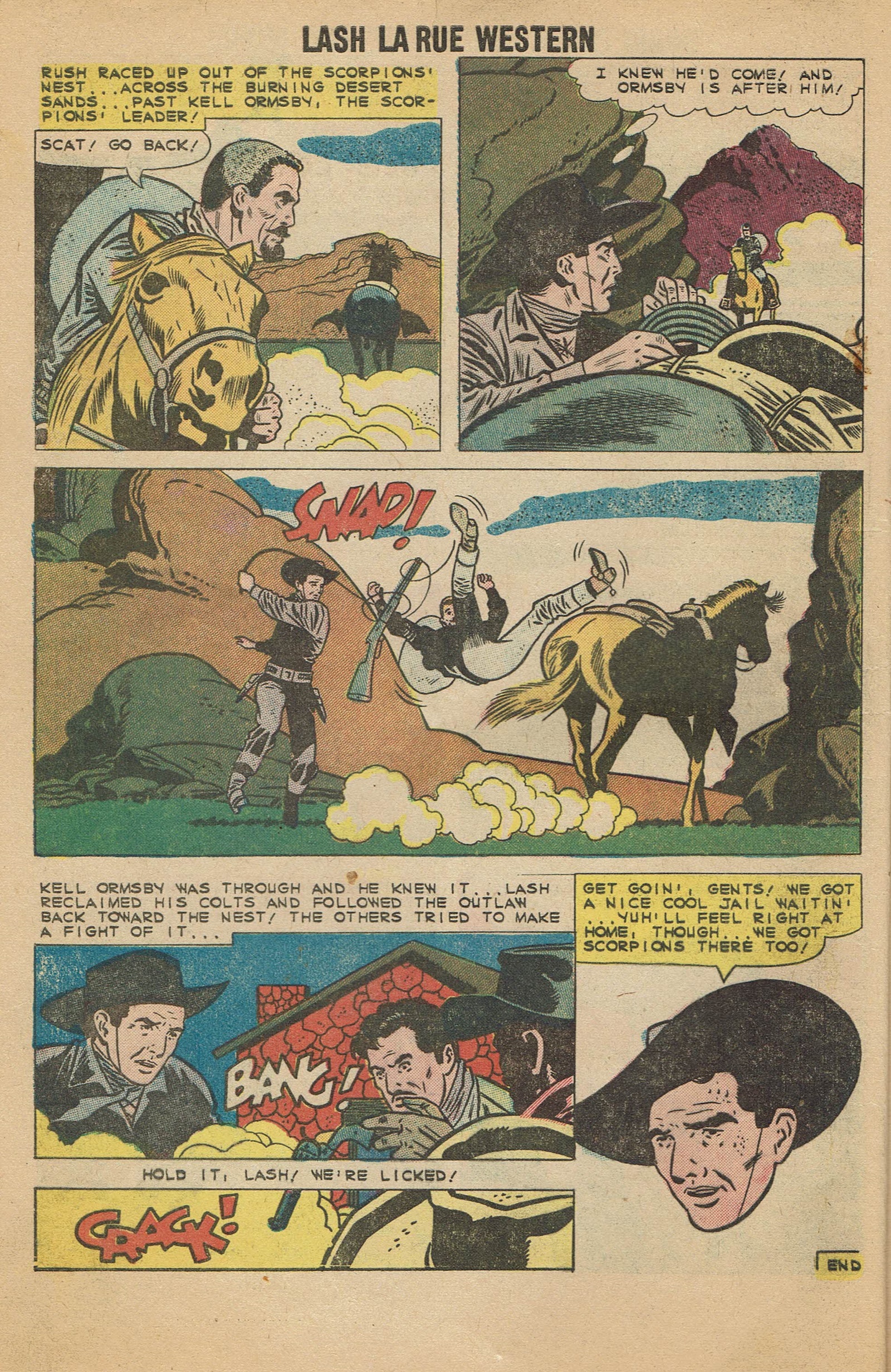 Read online Lash Larue Western (1949) comic -  Issue #79 - 8