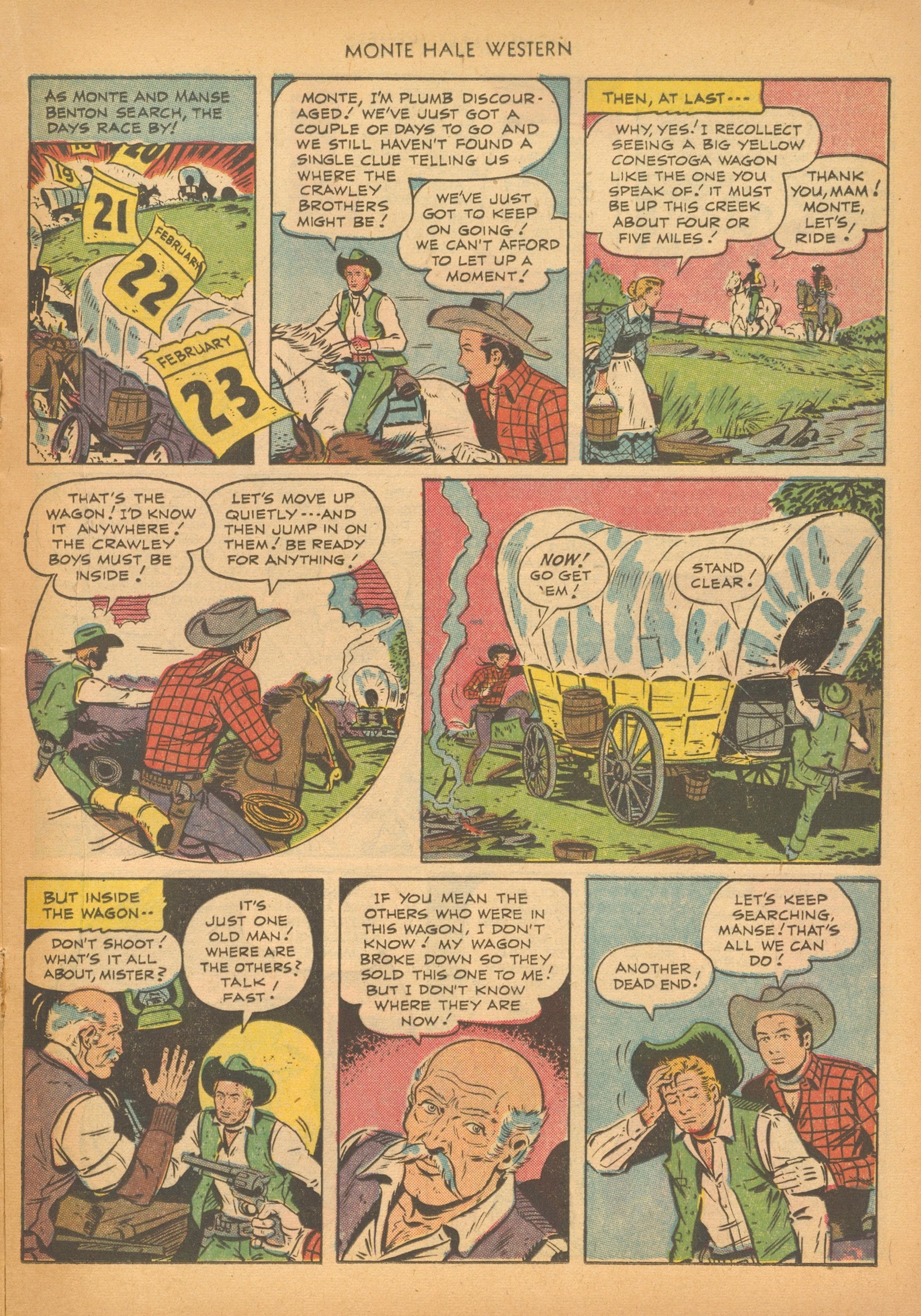 Read online Monte Hale Western comic -  Issue #74 - 17