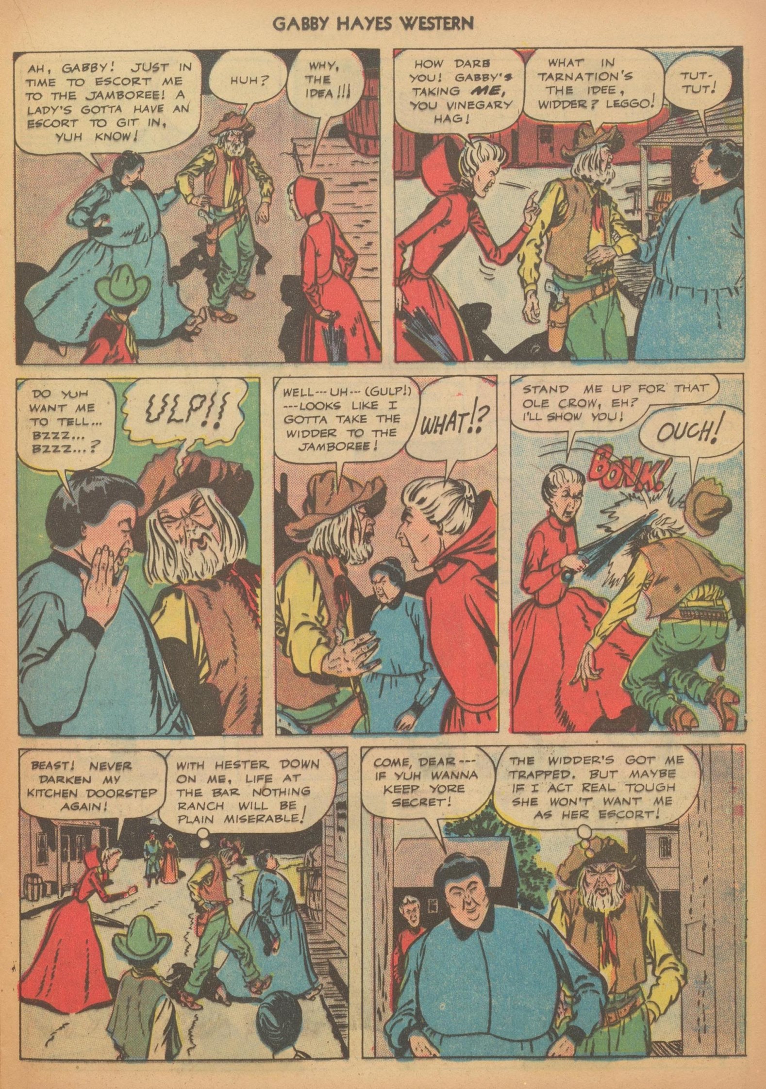 Read online Gabby Hayes Western comic -  Issue #6 - 17