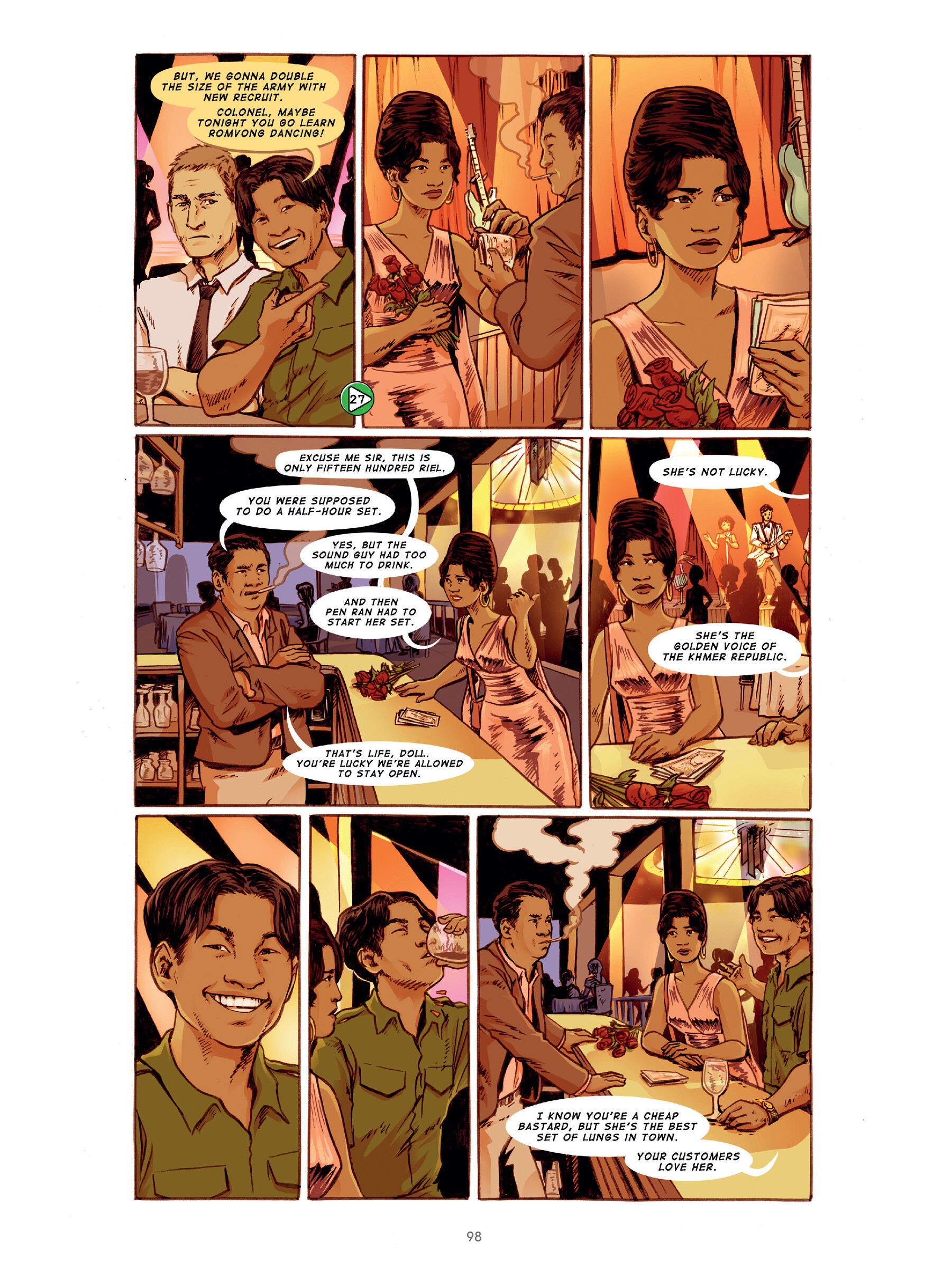 Read online The Golden Voice: The Ballad of Cambodian Rock's Lost Queen comic -  Issue # TPB (Part 1) - 97