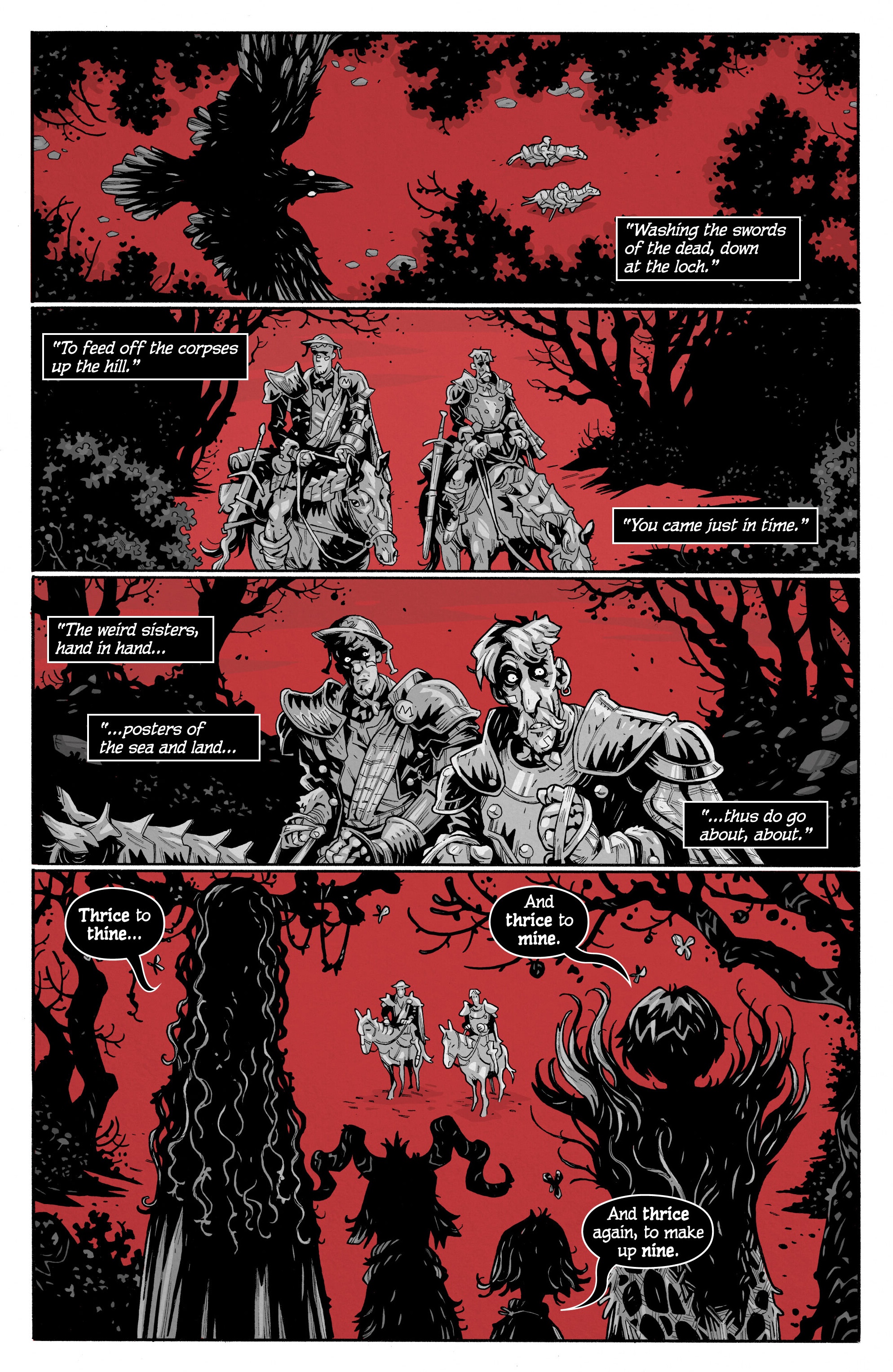 Read online Macbeth: A Tale of Horror comic -  Issue # TPB - 19