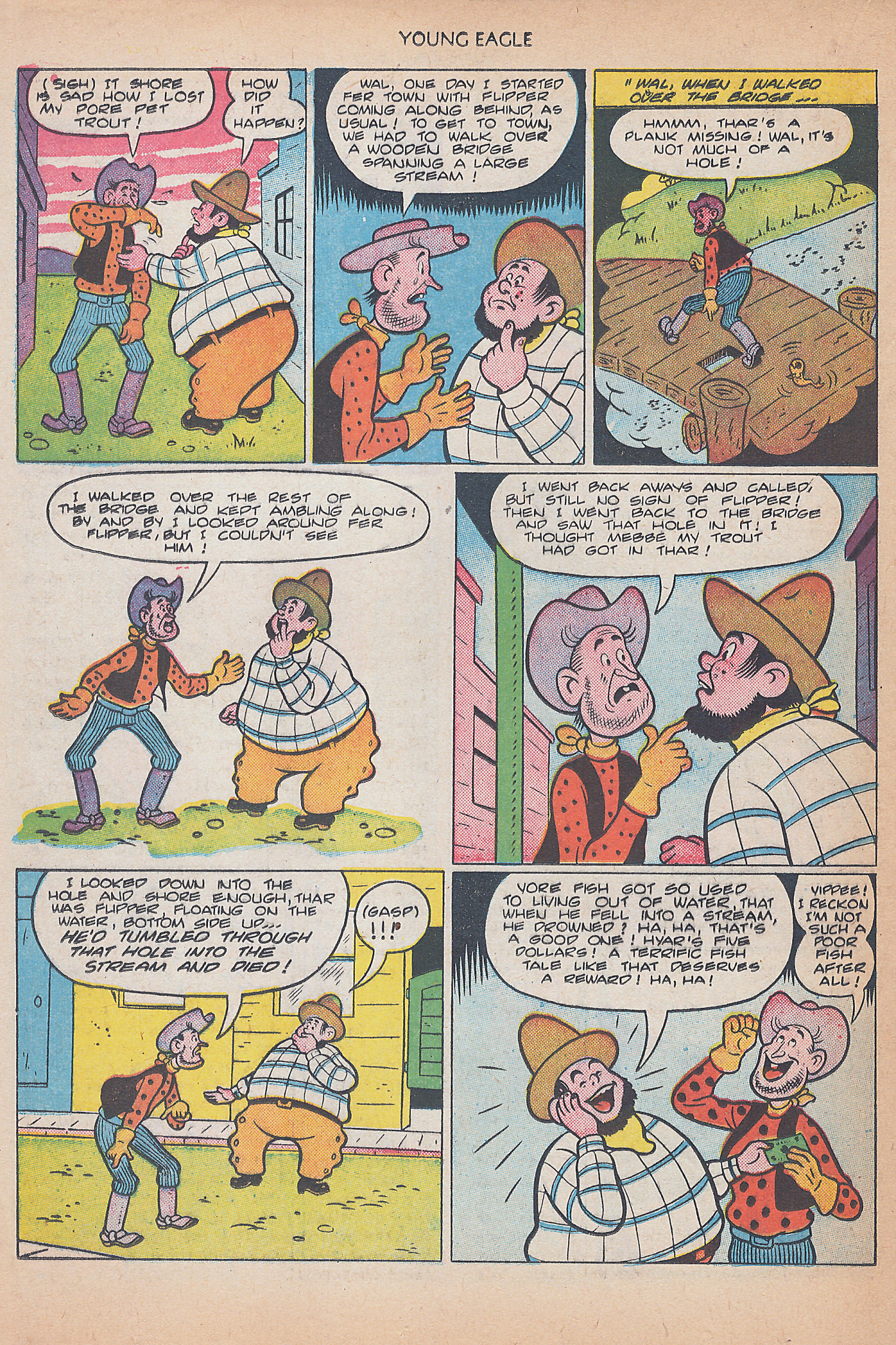 Read online Young Eagle comic -  Issue #3 - 20