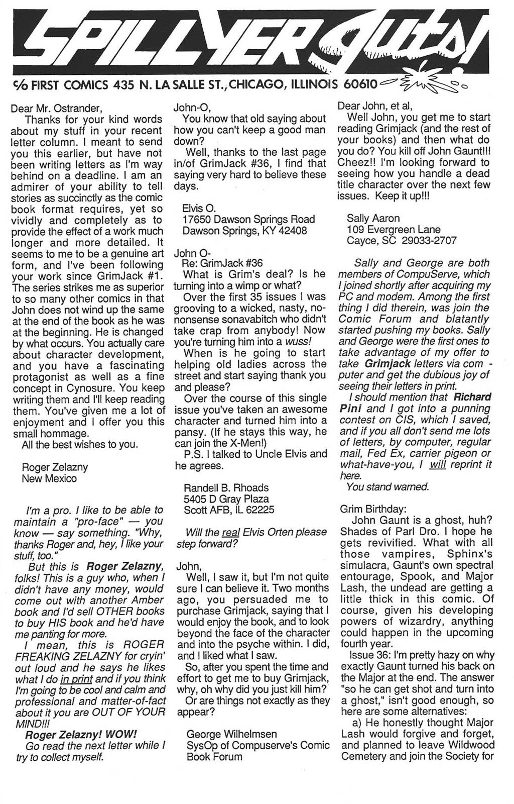 Read online Grimjack comic -  Issue #39 - 35