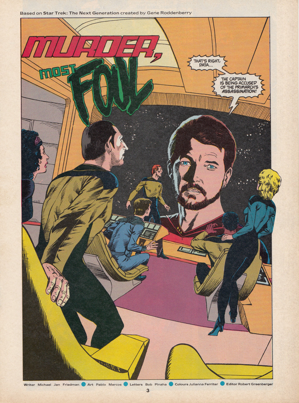 Read online Star Trek The Next Generation (1990) comic -  Issue #10 - 3