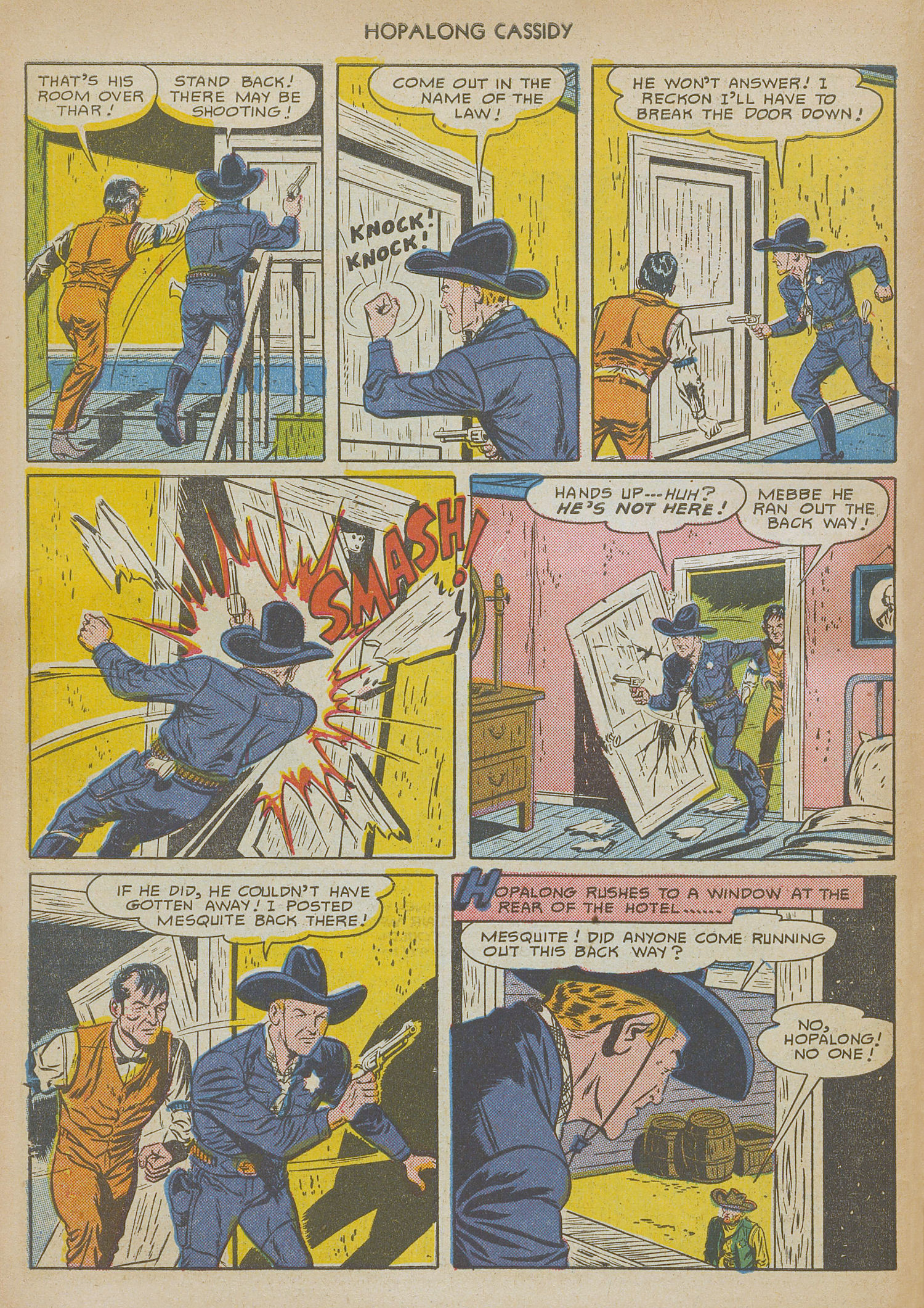 Read online Hopalong Cassidy comic -  Issue #51 - 6