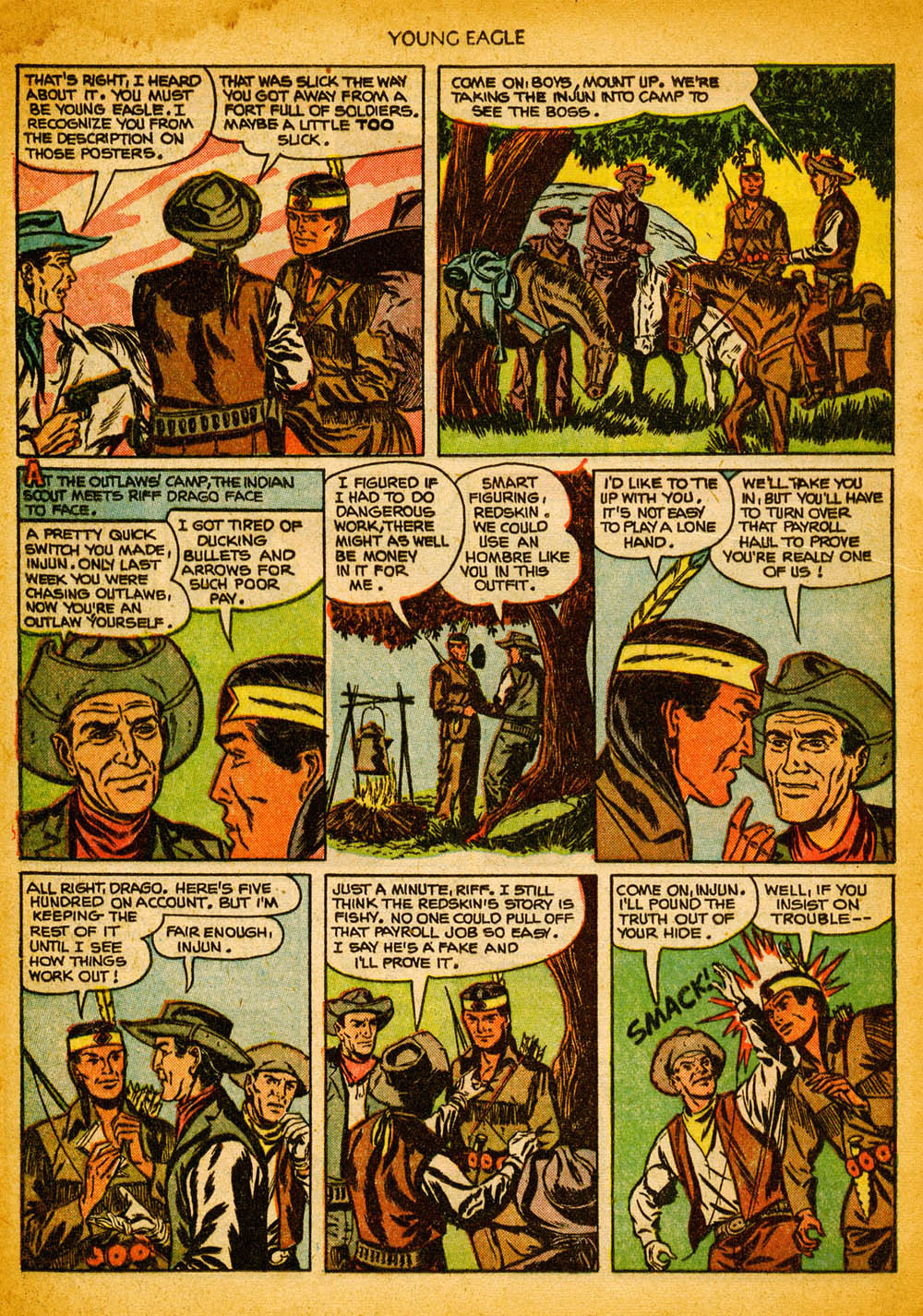 Read online Young Eagle comic -  Issue #10 - 6