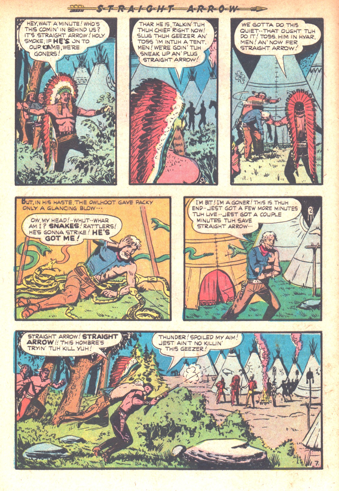 Read online Straight Arrow comic -  Issue #20 - 32
