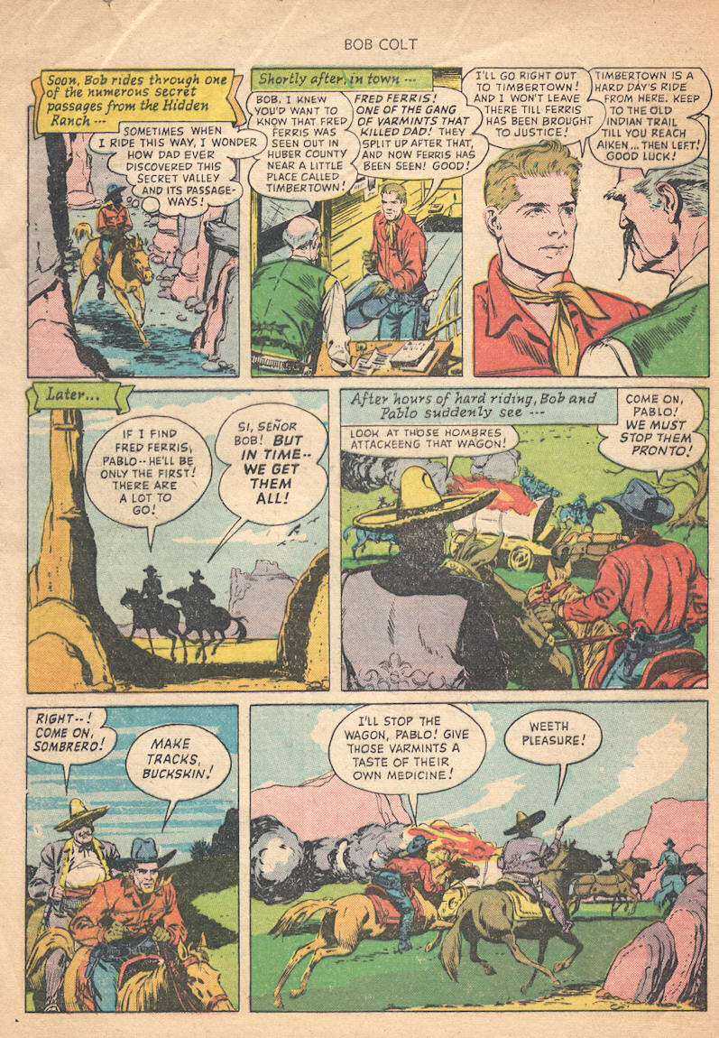 Read online Bob Colt Western comic -  Issue #1 - 4
