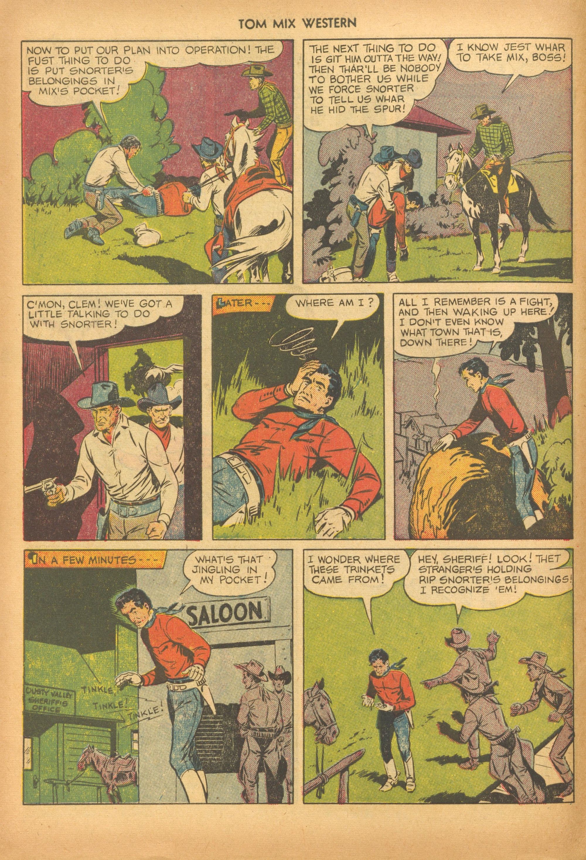 Read online Tom Mix Western (1948) comic -  Issue #28 - 20