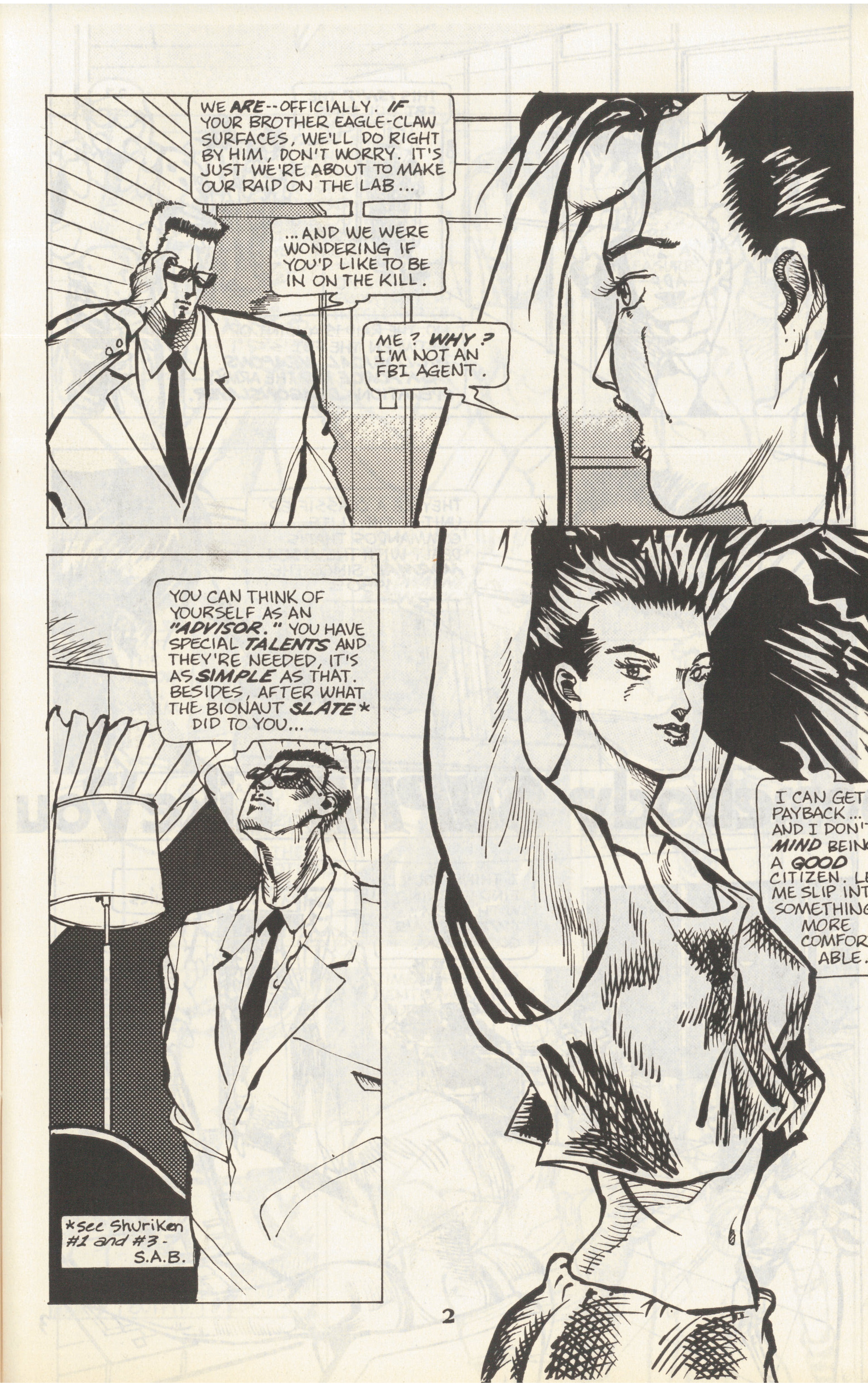 Read online Shuriken (1991) comic -  Issue #6 - 5