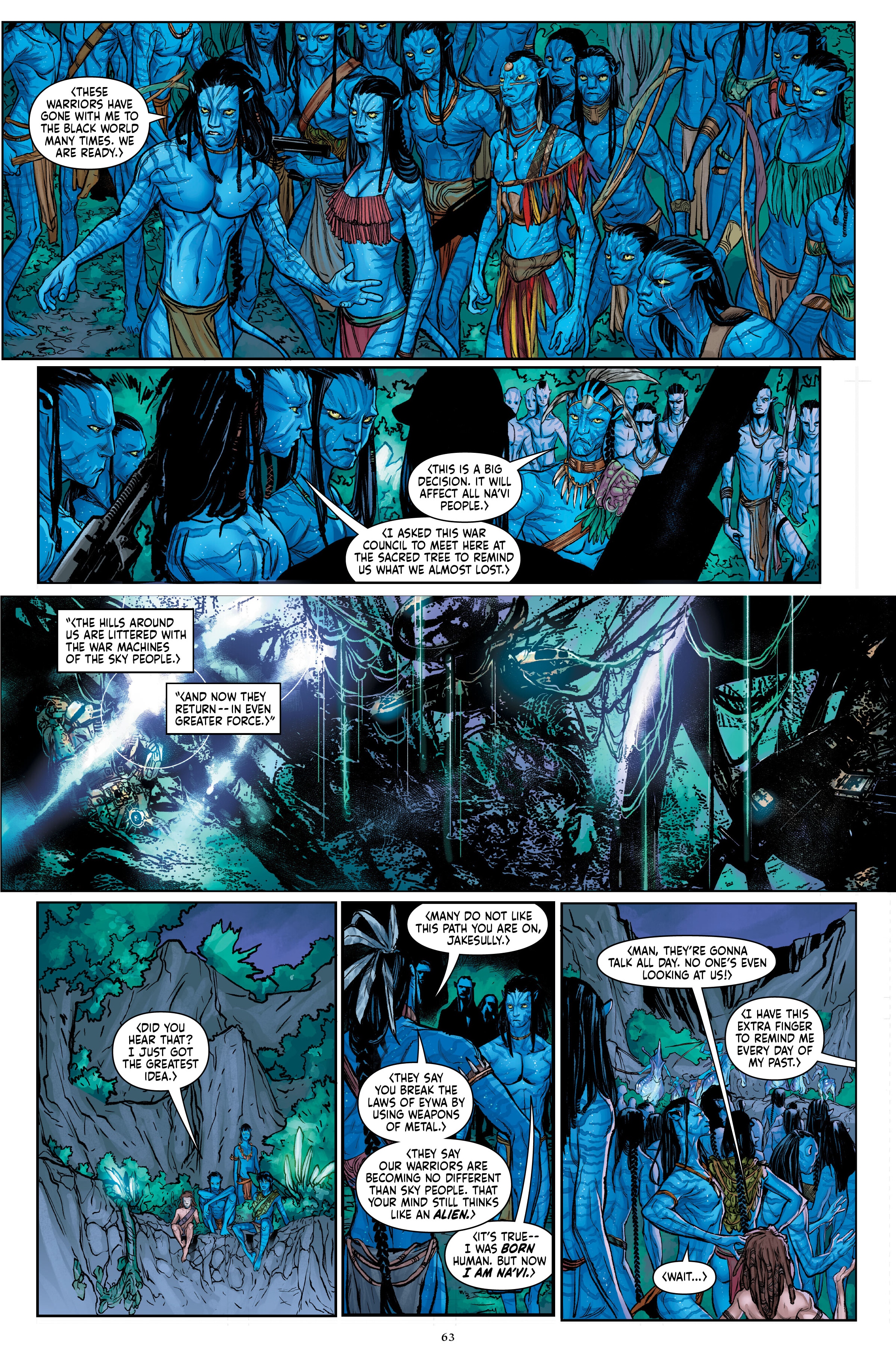 Read online Avatar: The High Ground comic -  Issue # _Library Edition (Part 1) - 64