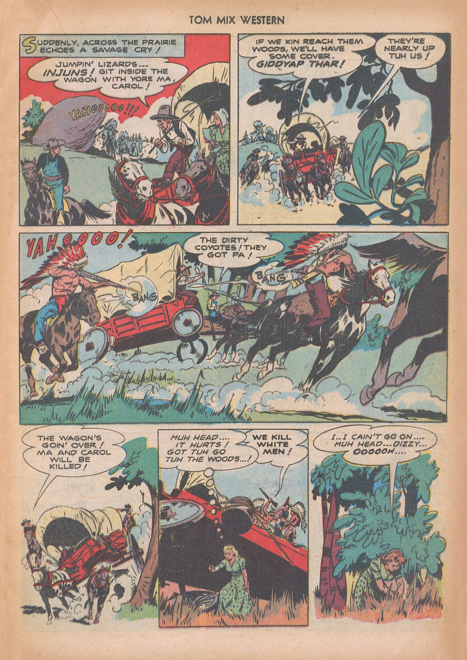 Read online Tom Mix Western (1948) comic -  Issue #10 - 17