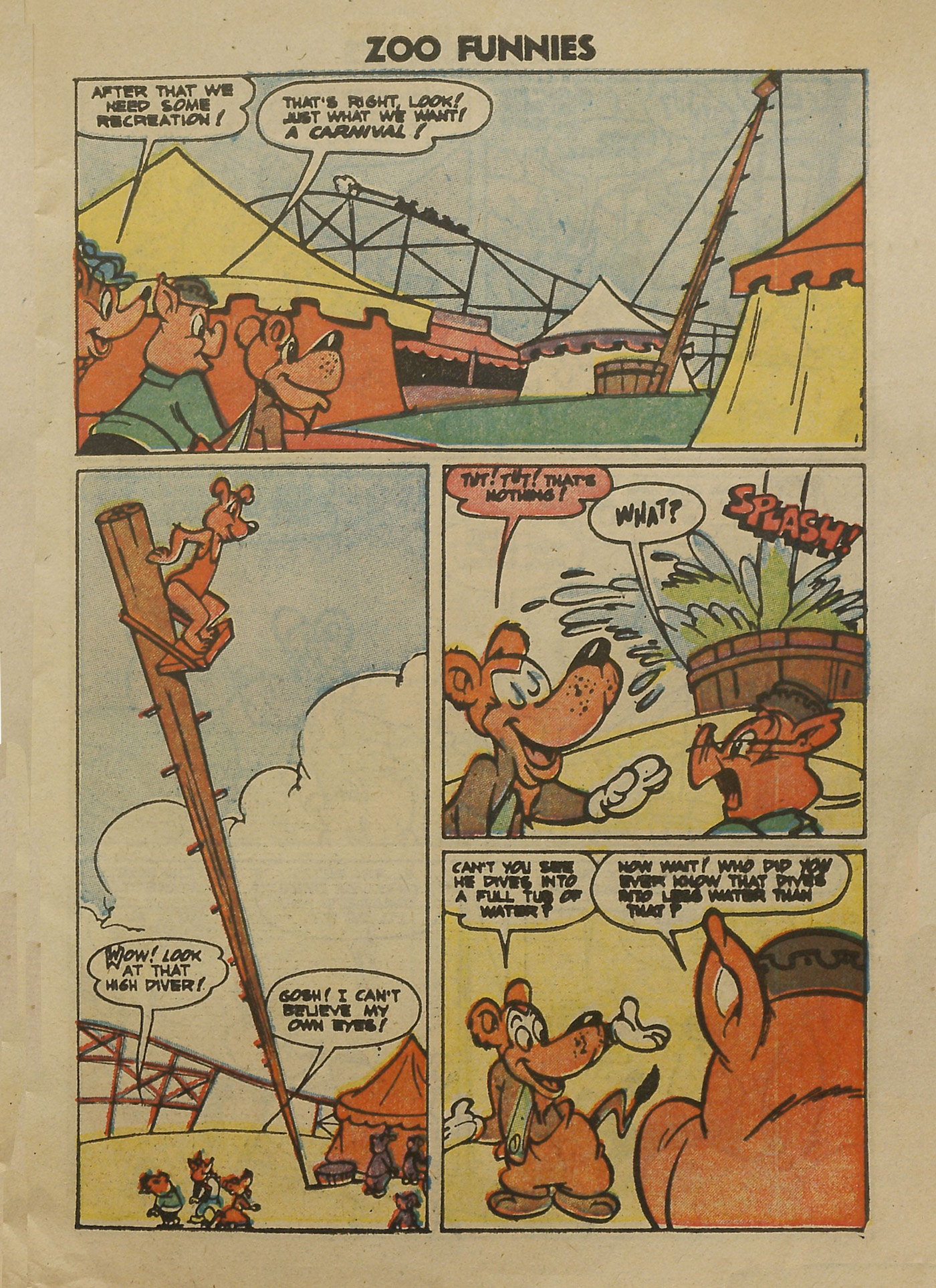 Read online Zoo Funnies comic -  Issue #4 - 6