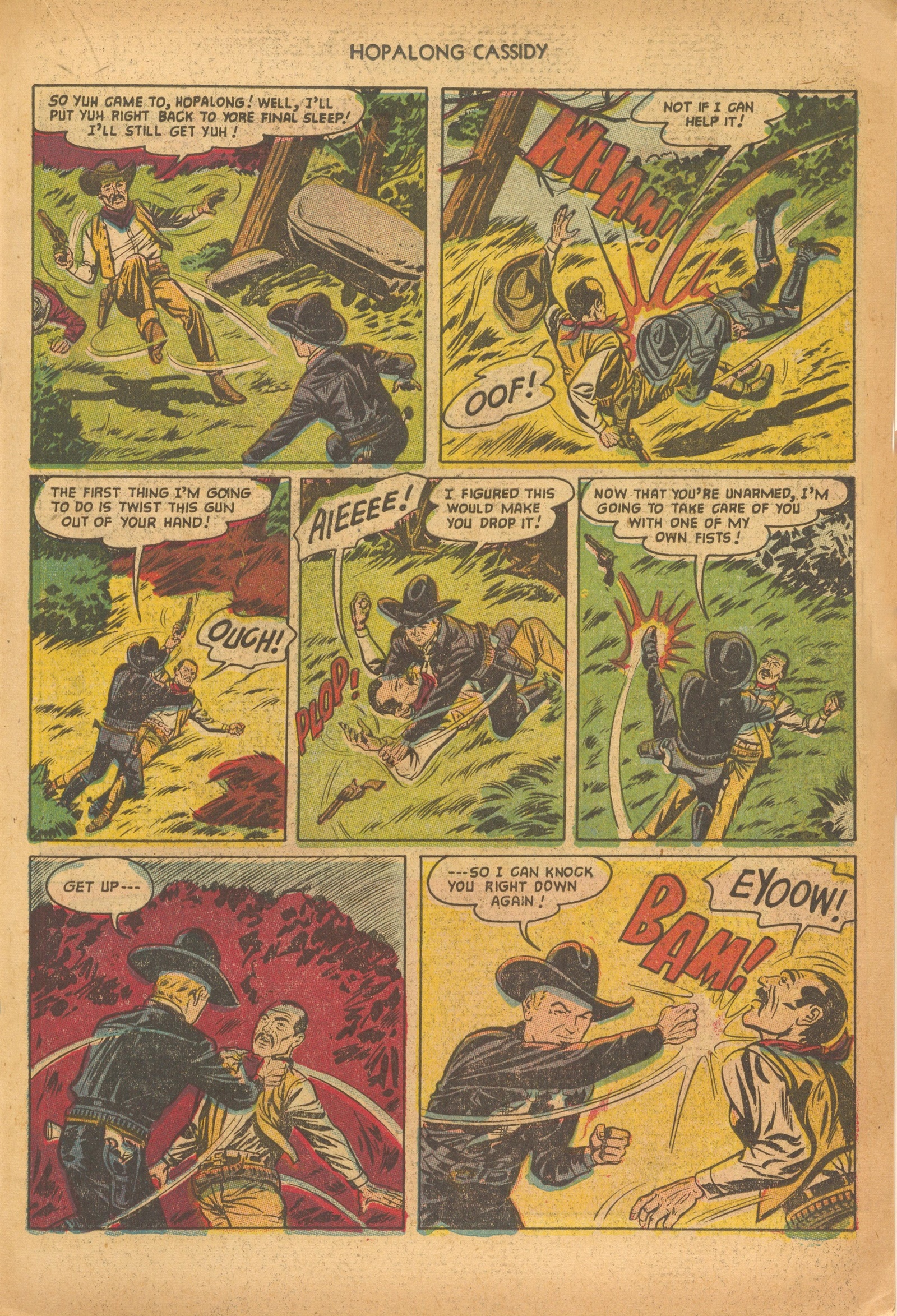 Read online Hopalong Cassidy comic -  Issue #78 - 19