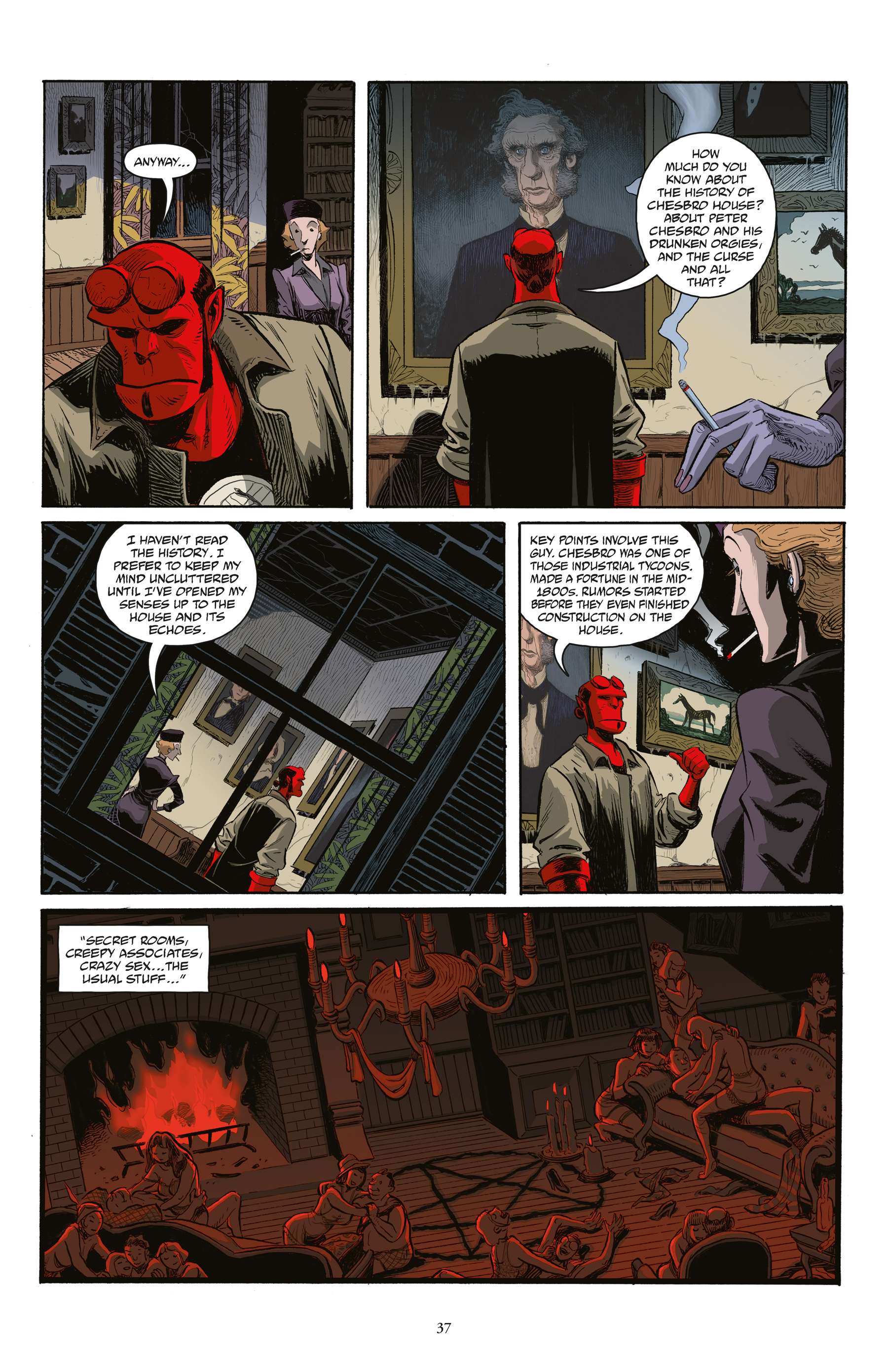 Read online Hellboy and the B.P.R.D.: The Secret of Chesbro House & Others comic -  Issue # TPB (Part 1) - 37