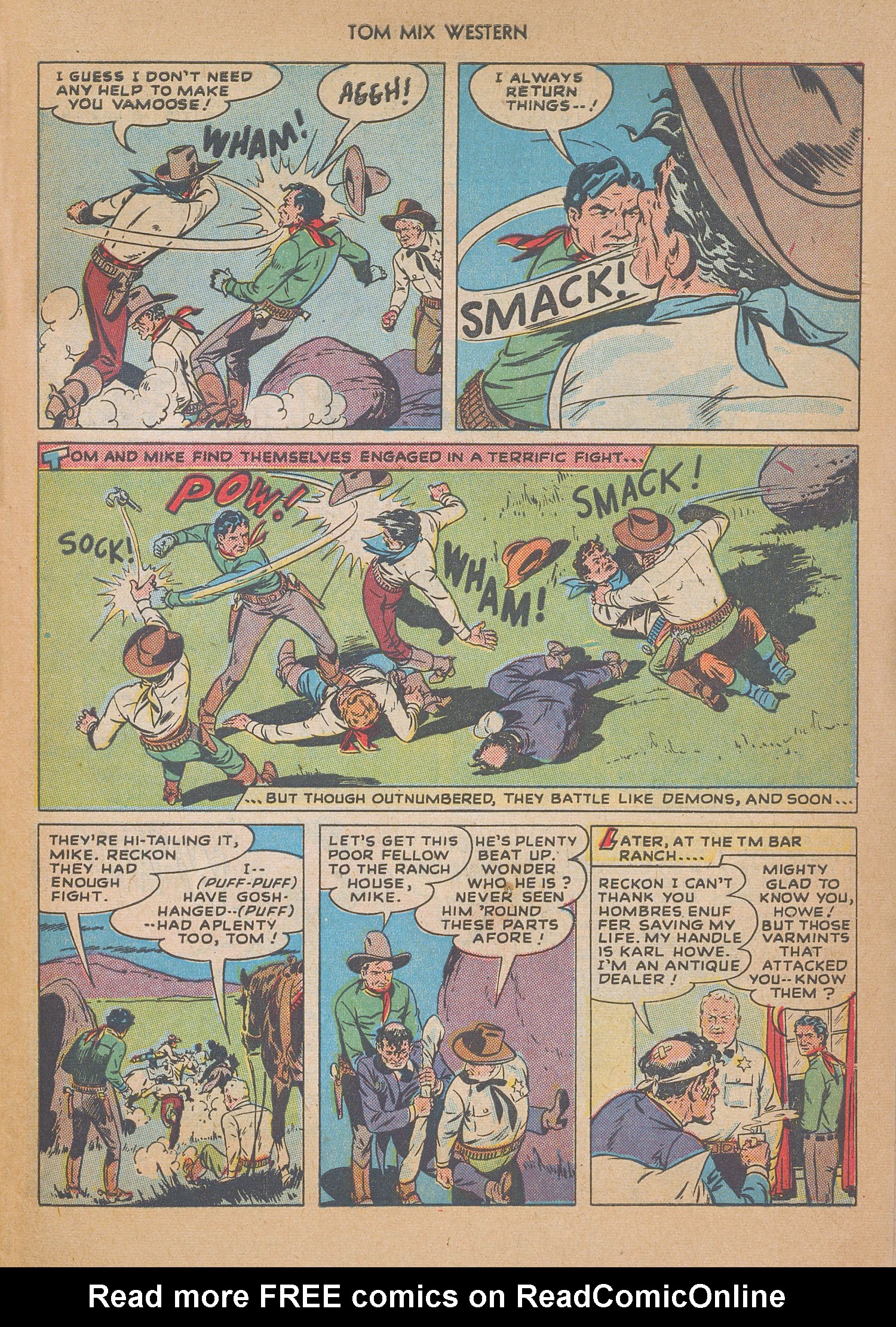 Read online Tom Mix Western (1948) comic -  Issue #12 - 43