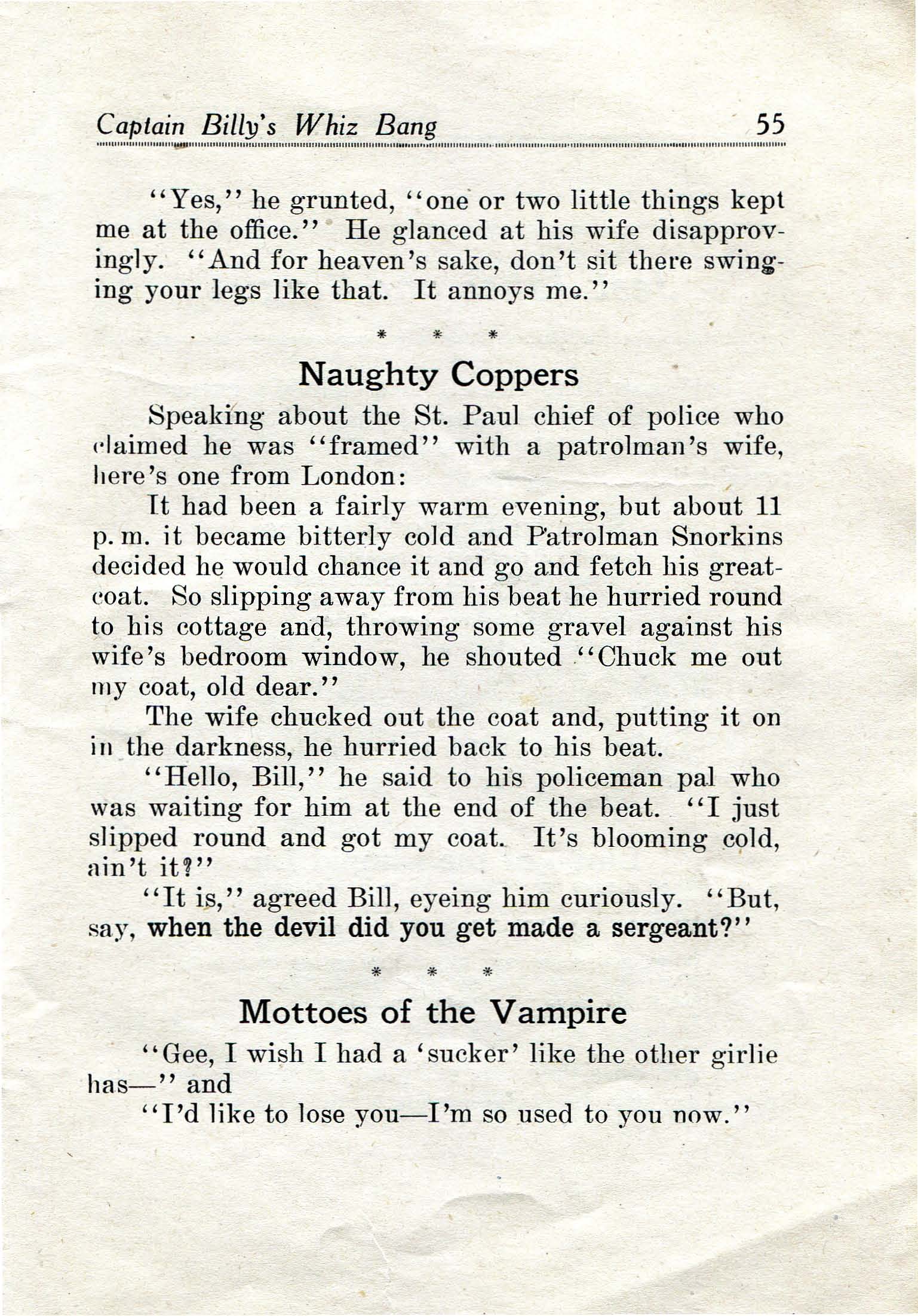Read online Captain Billy's Whiz Bang comic -  Issue #19 - 57