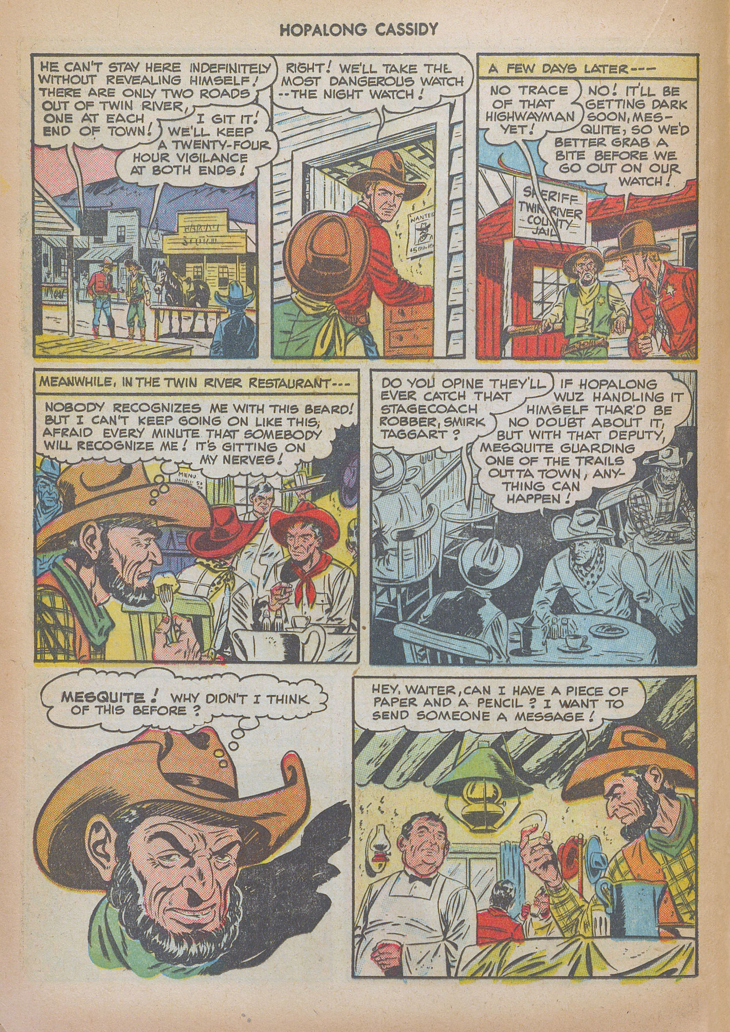 Read online Hopalong Cassidy comic -  Issue #28 - 16