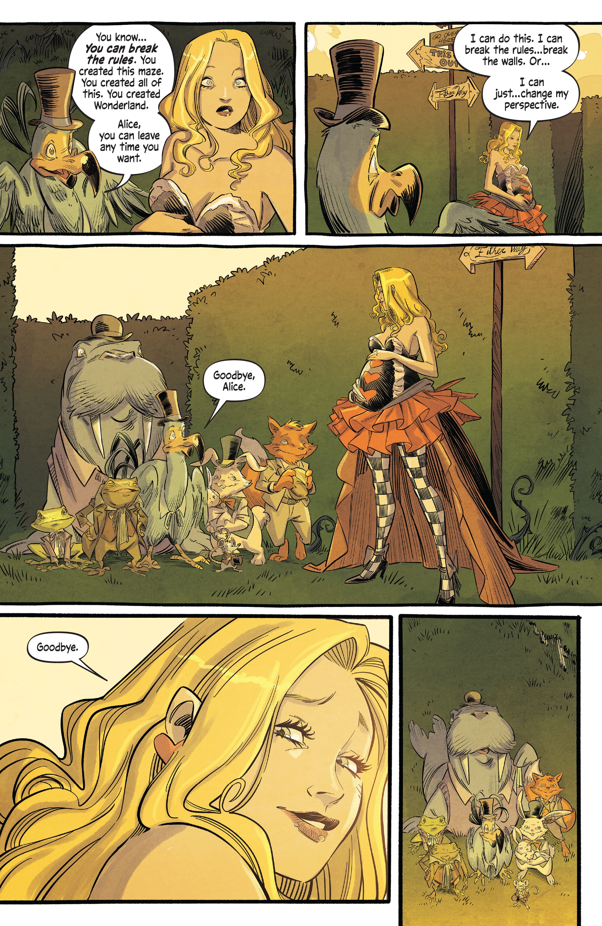 Read online Alice Never After comic -  Issue #5 - 19