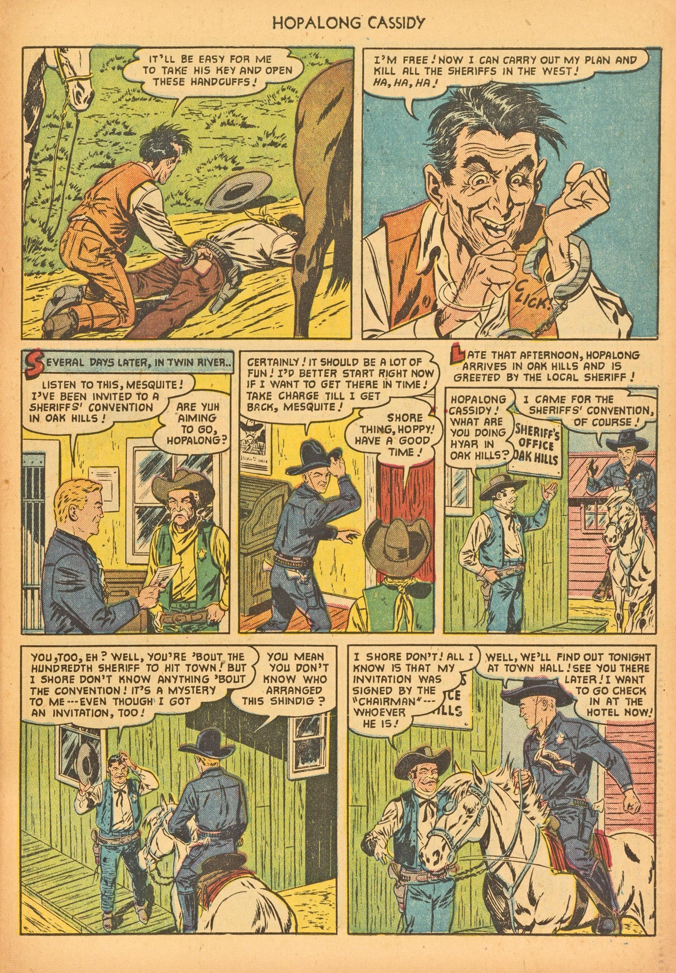 Read online Hopalong Cassidy comic -  Issue #63 - 27