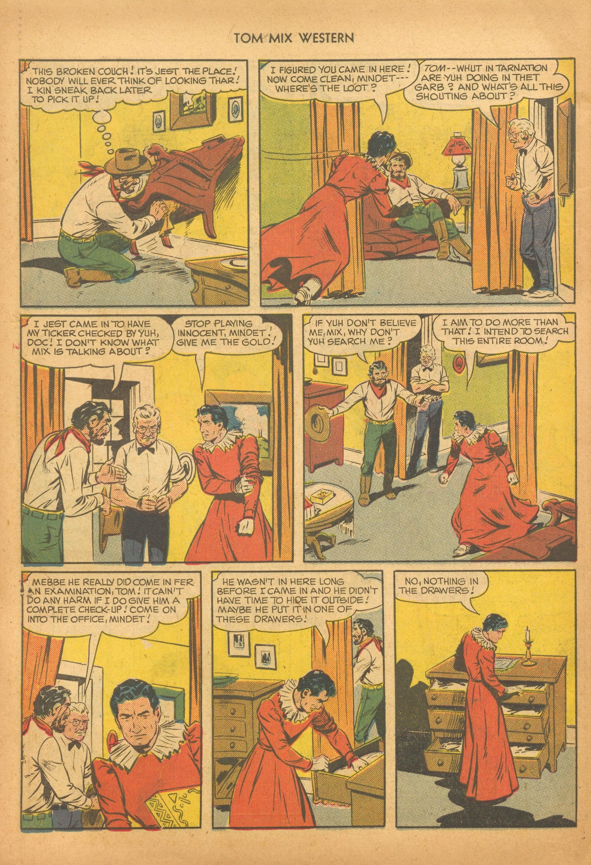 Read online Tom Mix Western (1948) comic -  Issue #28 - 46