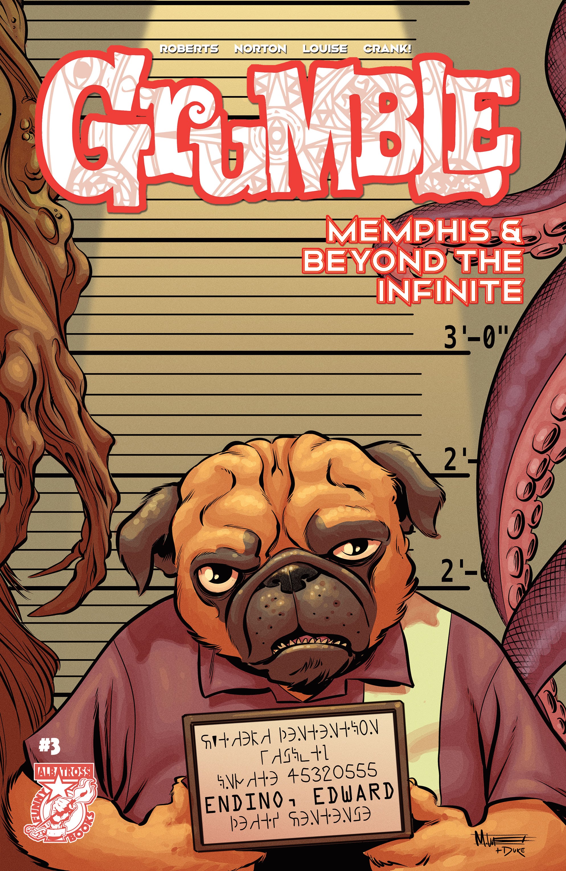 Read online Grumble: Memphis and Beyond the Infinite! comic -  Issue #3 - 1