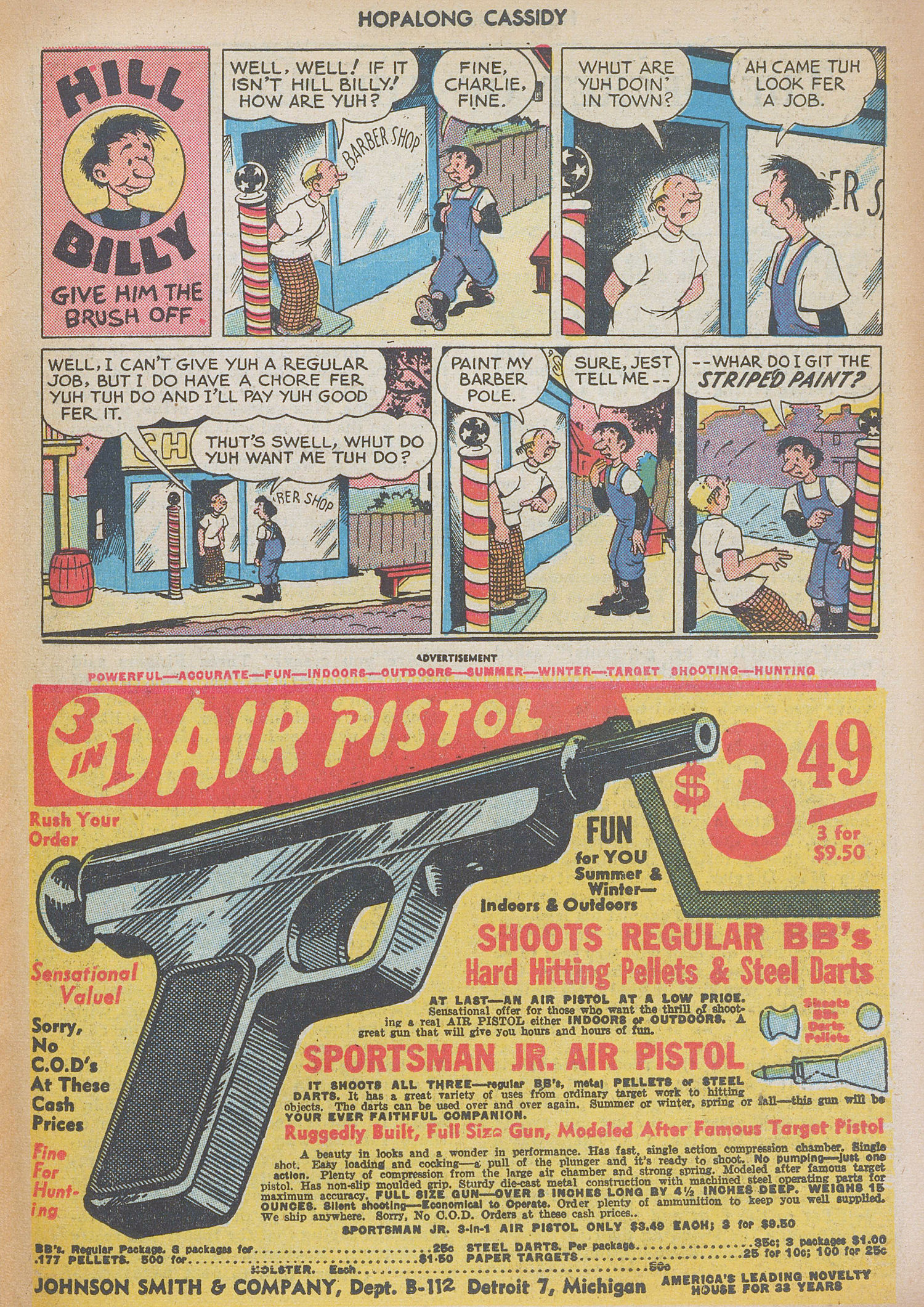 Read online Hopalong Cassidy comic -  Issue #18 - 35