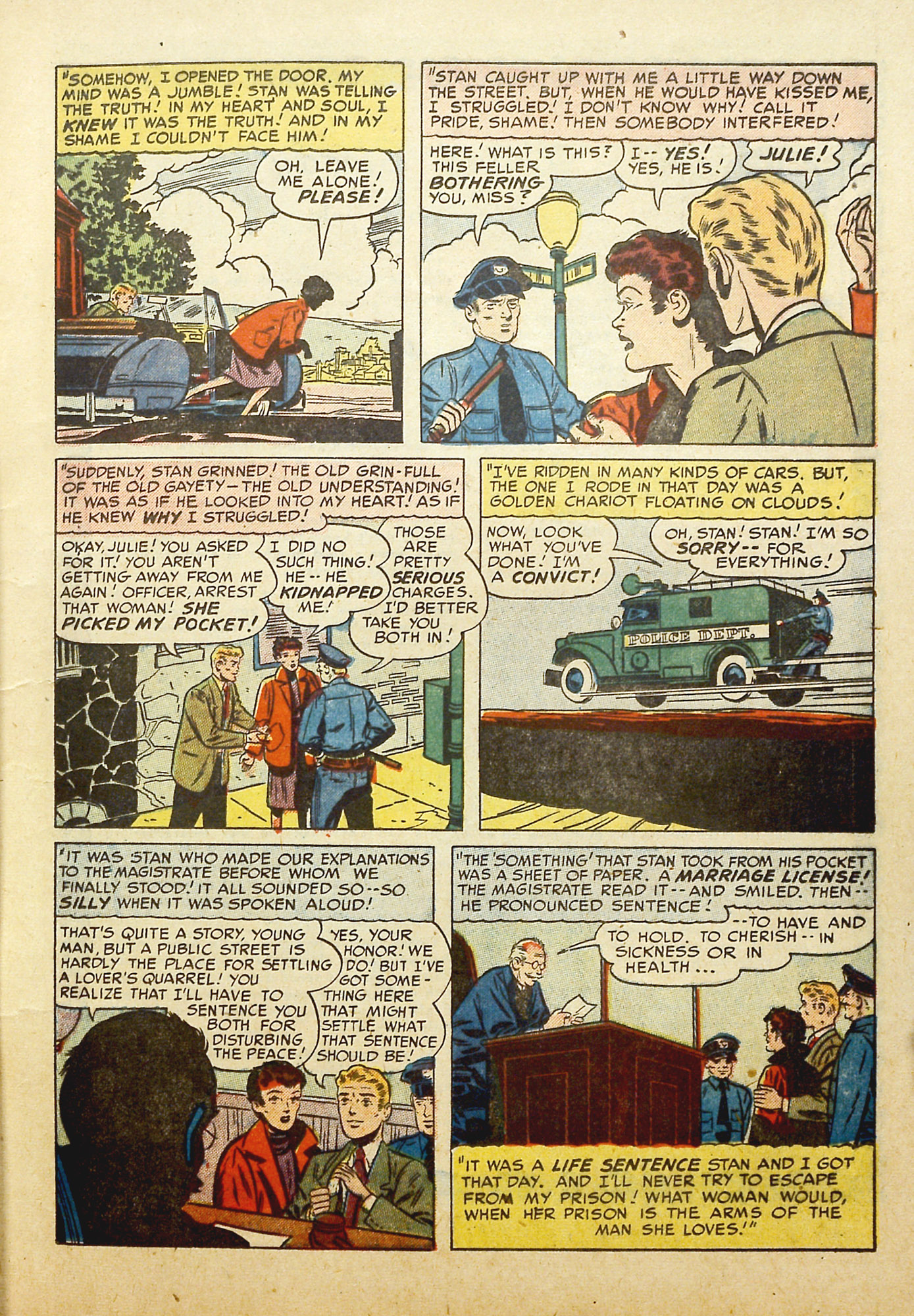 Read online Young Love (1949) comic -  Issue #14 - 11
