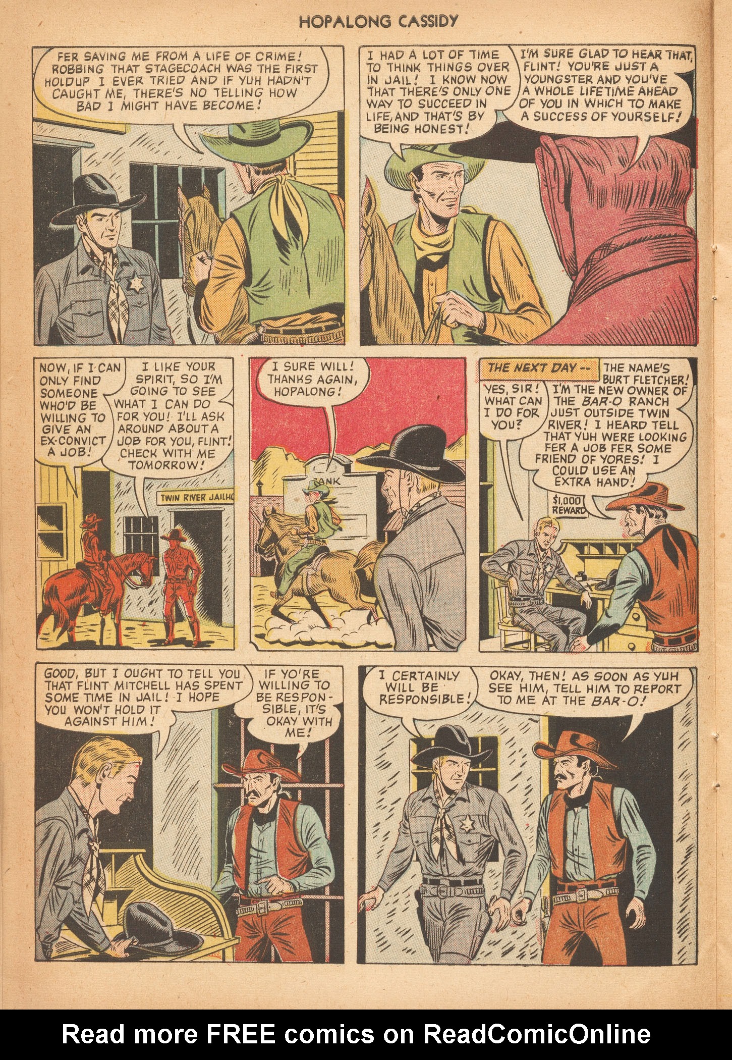 Read online Hopalong Cassidy comic -  Issue #56 - 20