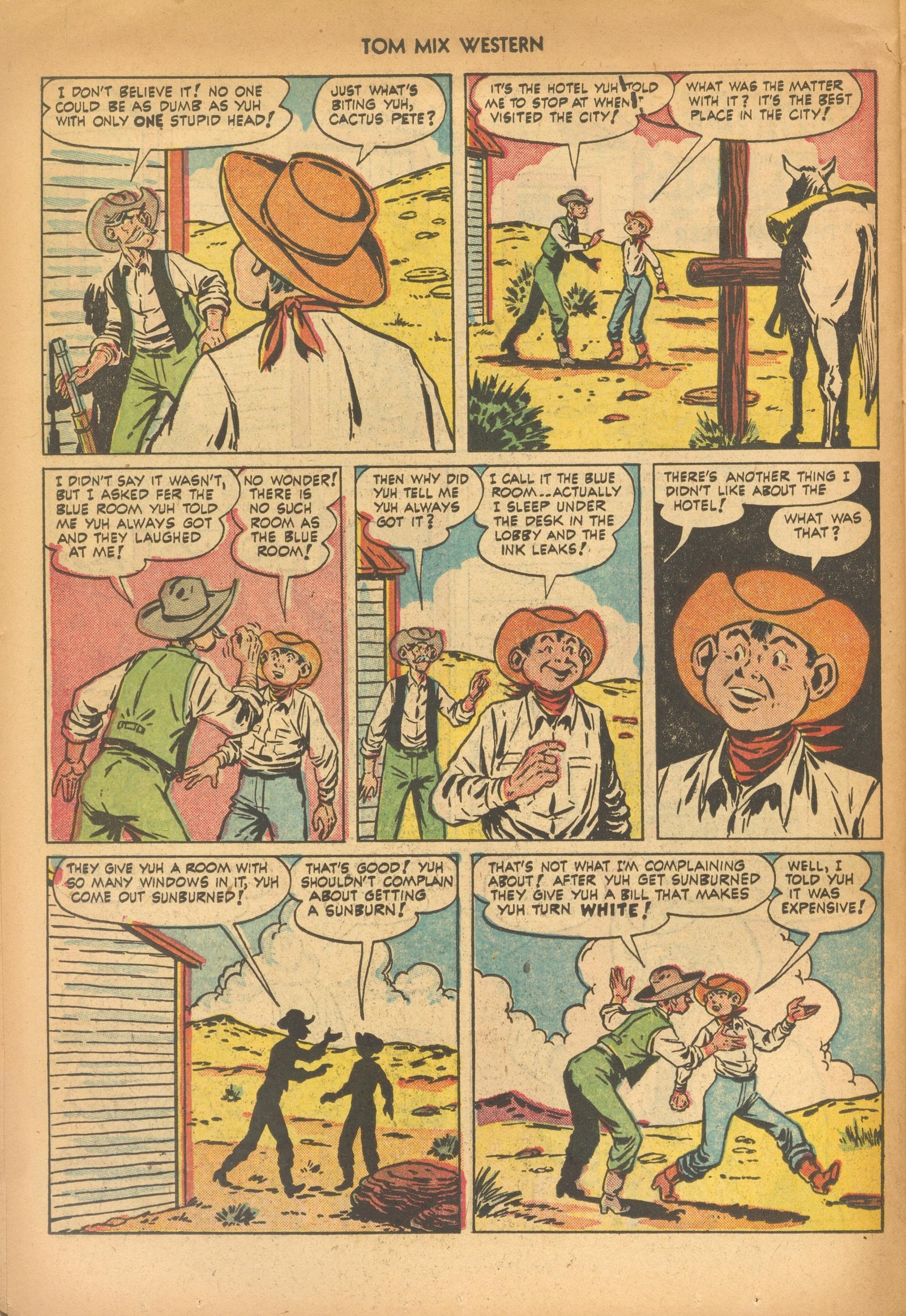 Read online Tom Mix Western (1948) comic -  Issue #57 - 26