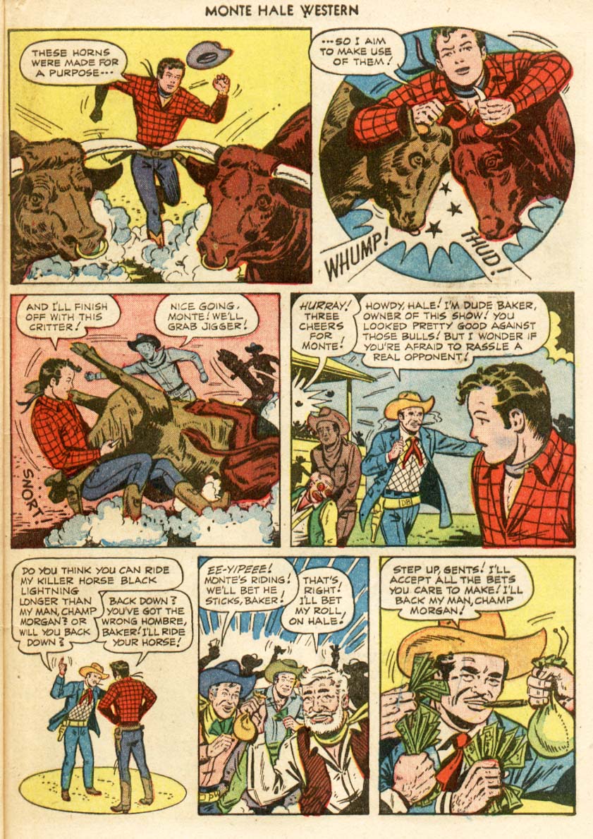 Read online Monte Hale Western comic -  Issue #58 - 44
