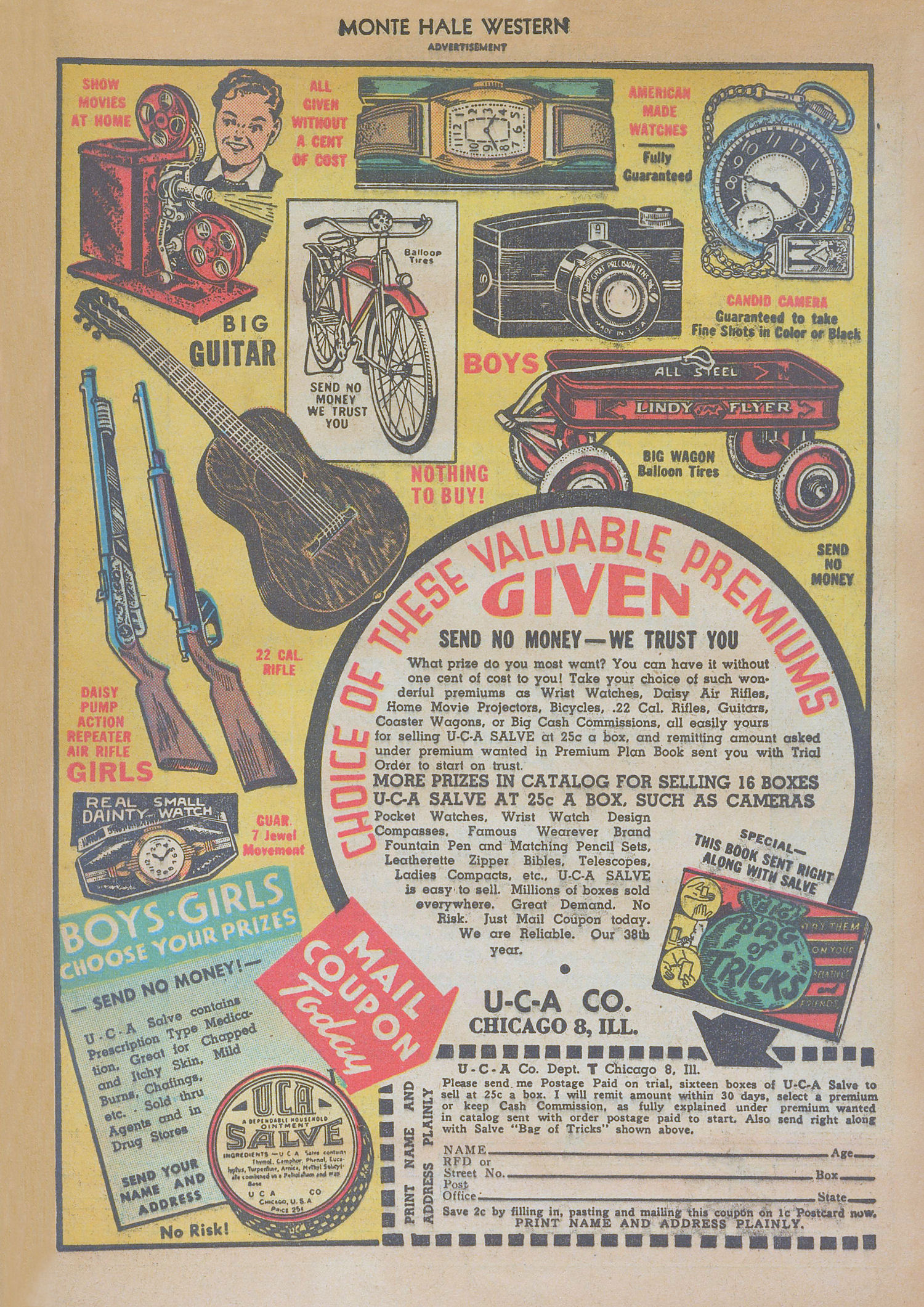 Read online Monte Hale Western comic -  Issue #32 - 49