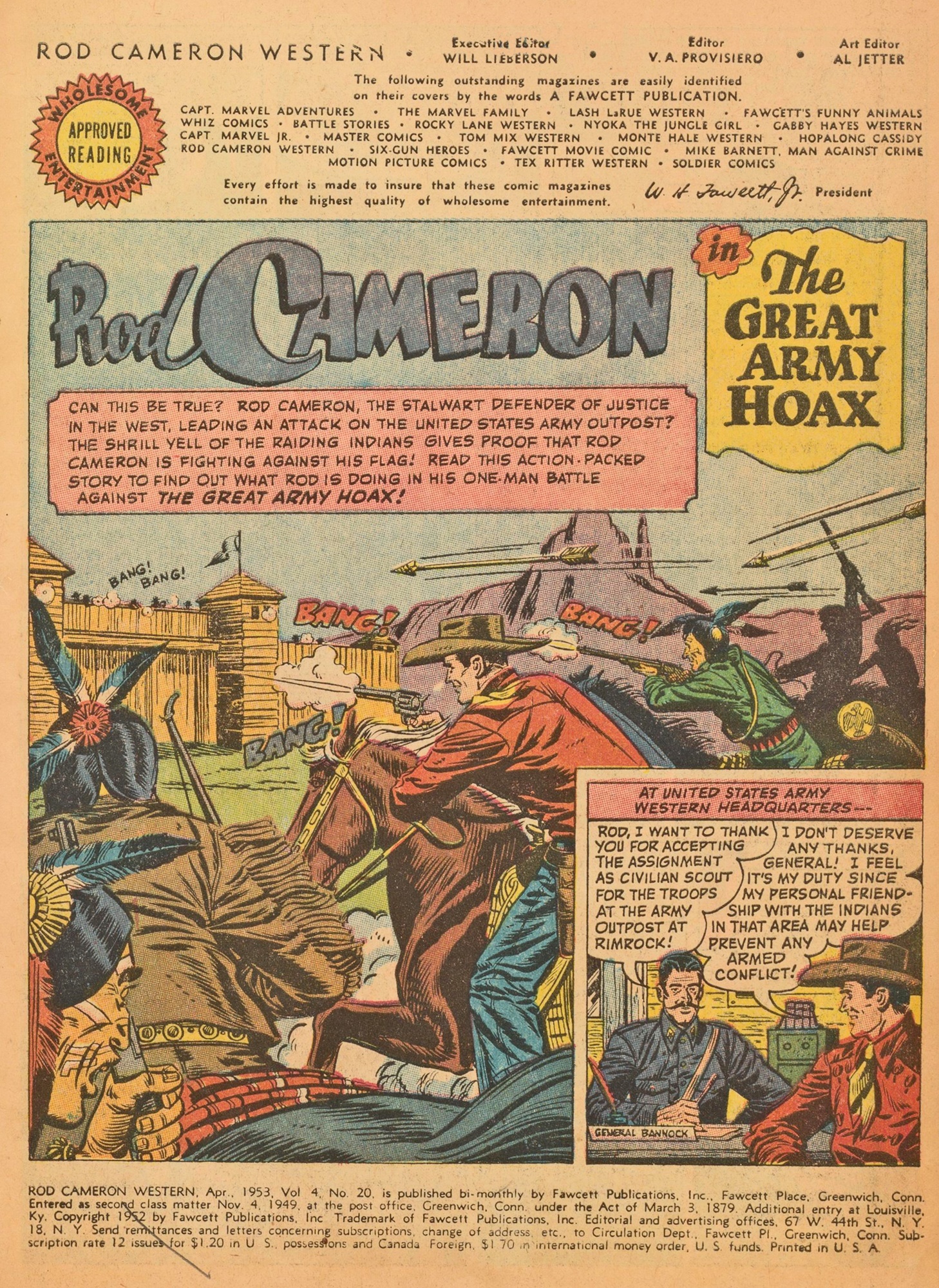 Read online Rod Cameron Western comic -  Issue #20 - 3
