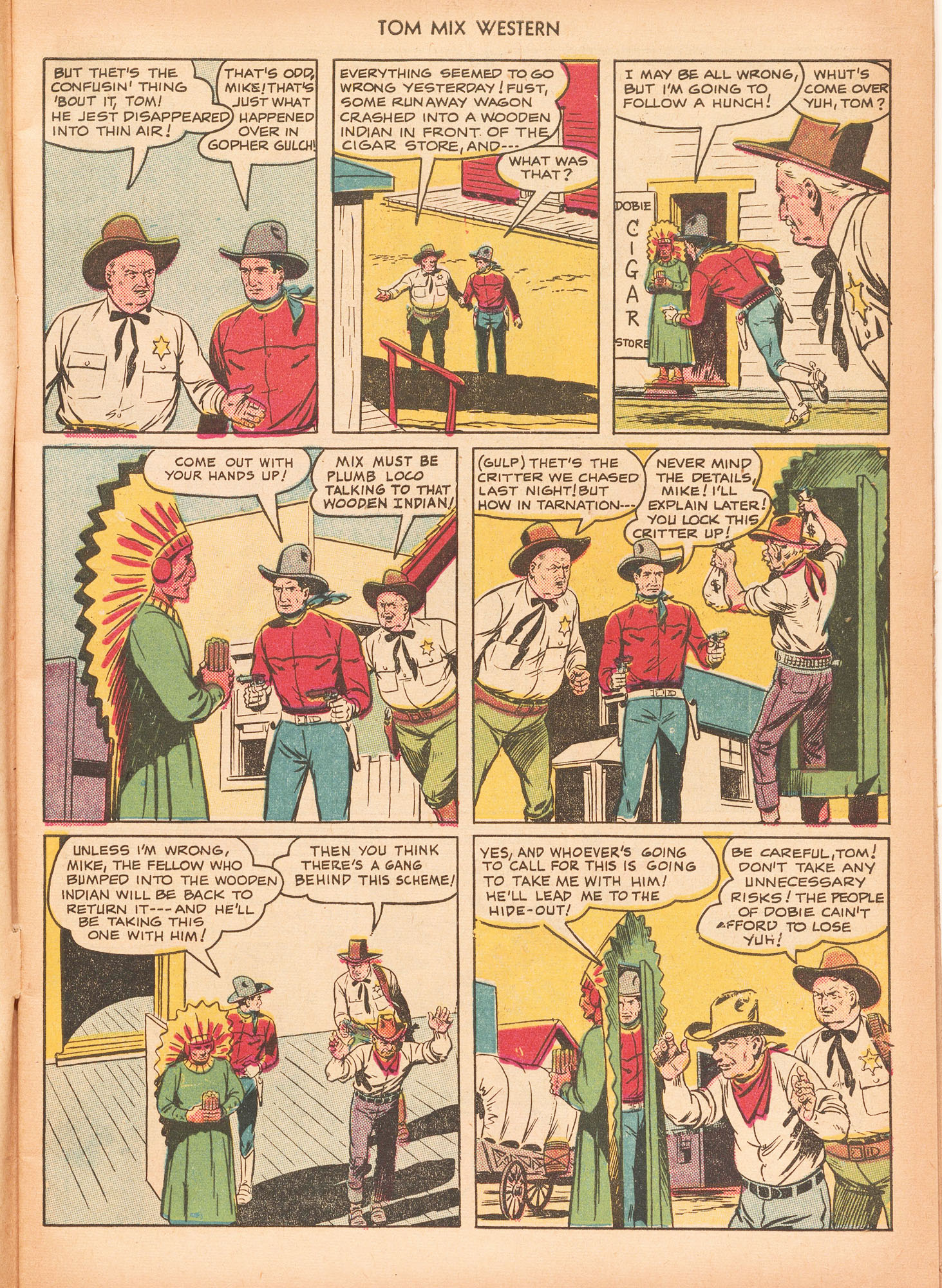 Read online Tom Mix Western (1948) comic -  Issue #25 - 7