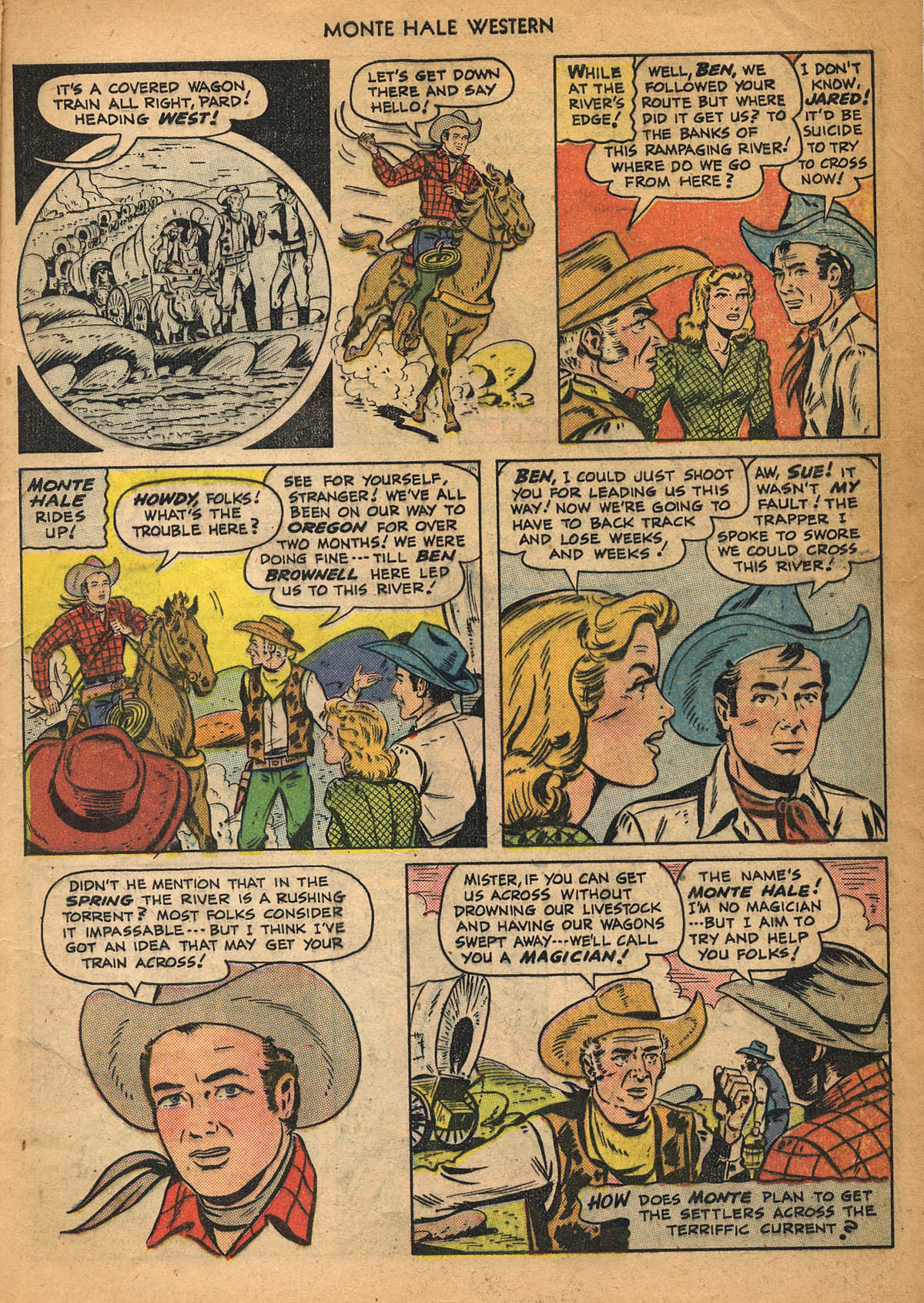 Read online Monte Hale Western comic -  Issue #44 - 6