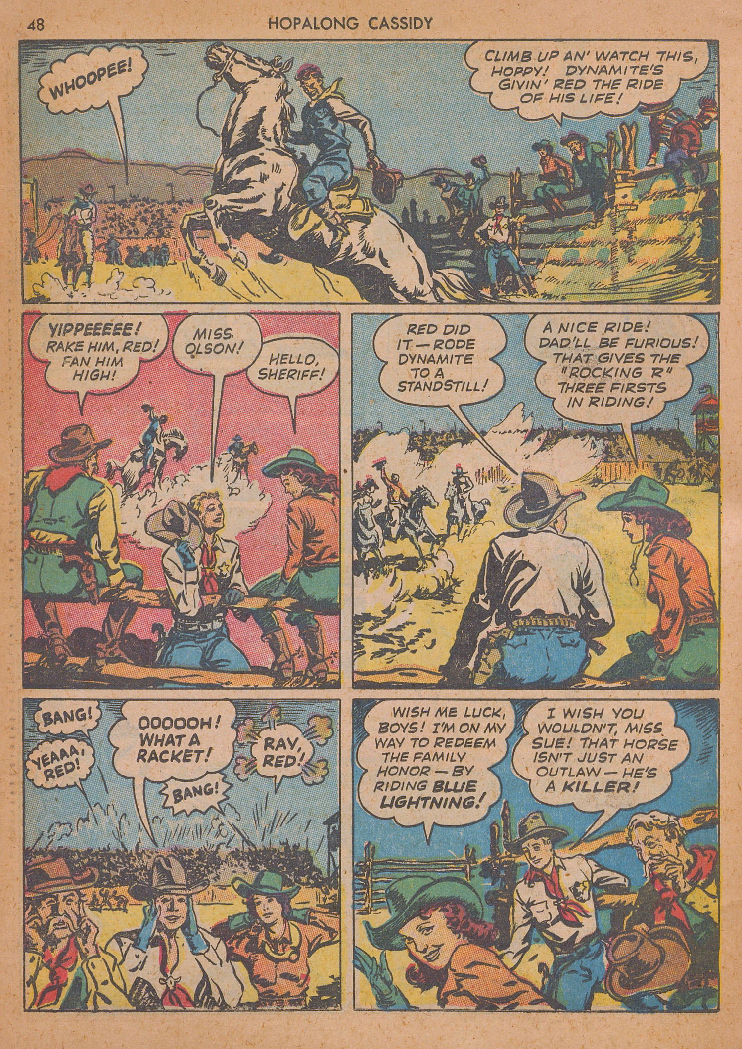 Read online Hopalong Cassidy comic -  Issue #1 - 47