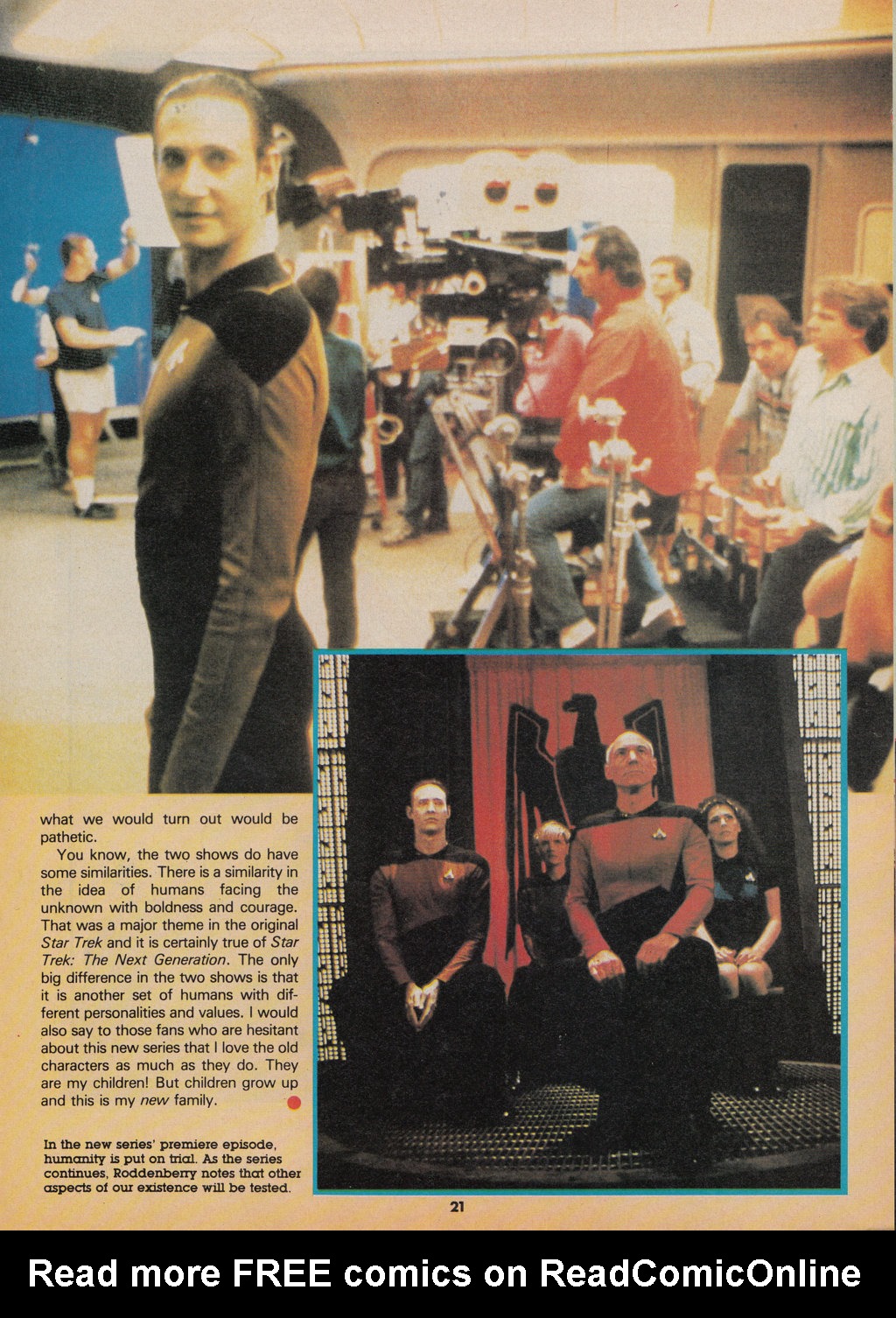 Read online Star Trek The Next Generation (1990) comic -  Issue #12 - 21