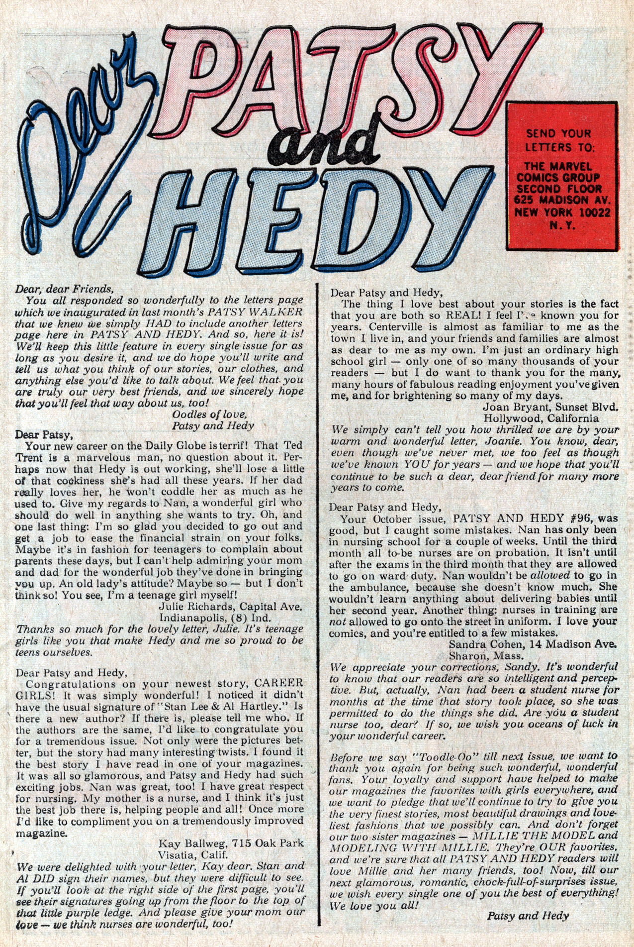 Read online Patsy and Hedy comic -  Issue #98 - 30