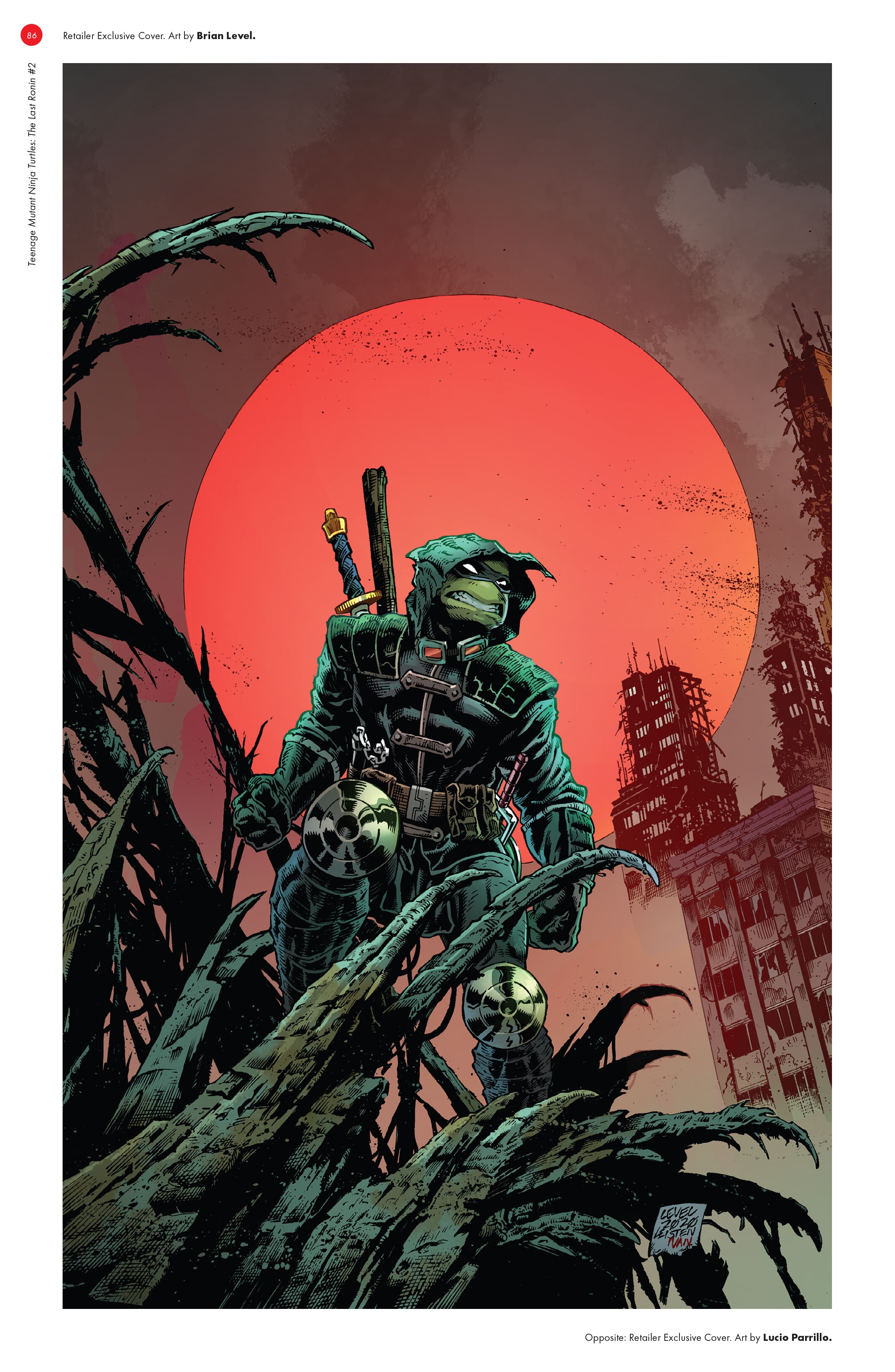 Read online Teenage Mutant Ninja Turtles: The Last Ronin - The Covers comic -  Issue # TPB (Part 1) - 84