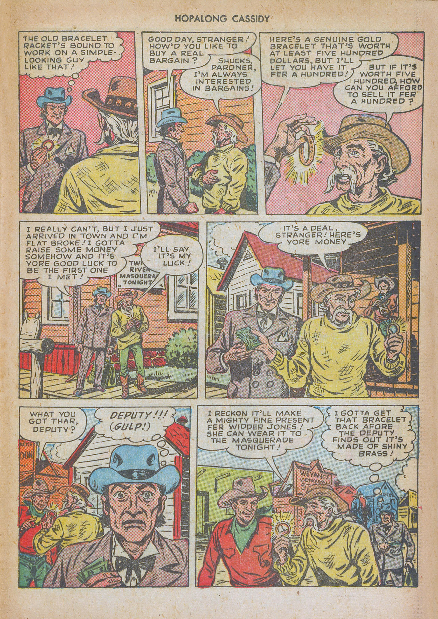 Read online Hopalong Cassidy comic -  Issue #28 - 27