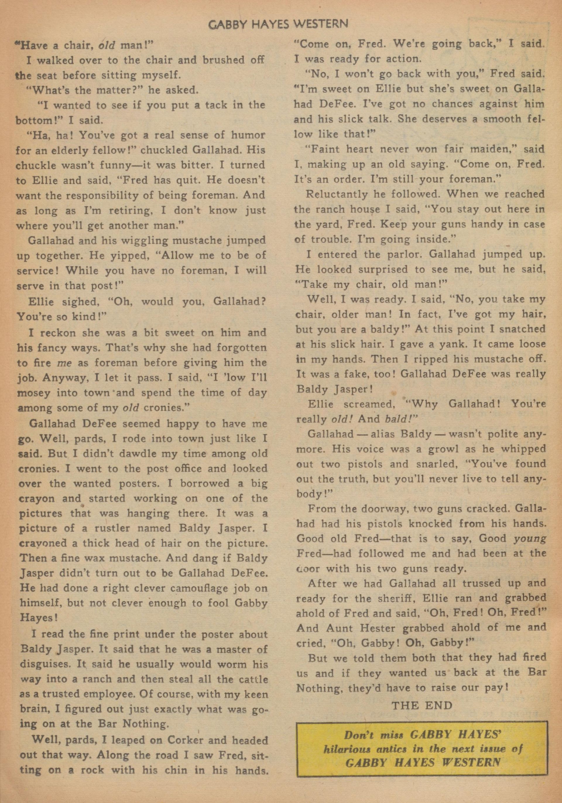 Read online Gabby Hayes Western comic -  Issue #39 - 24